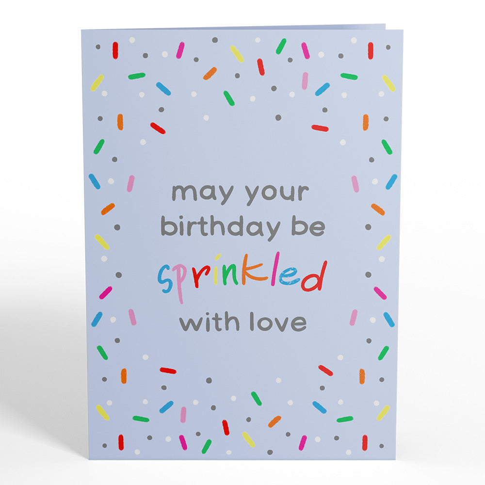 Sprinkled with Love Birthday Cake Pop-Up Card、mySite、solidvoid