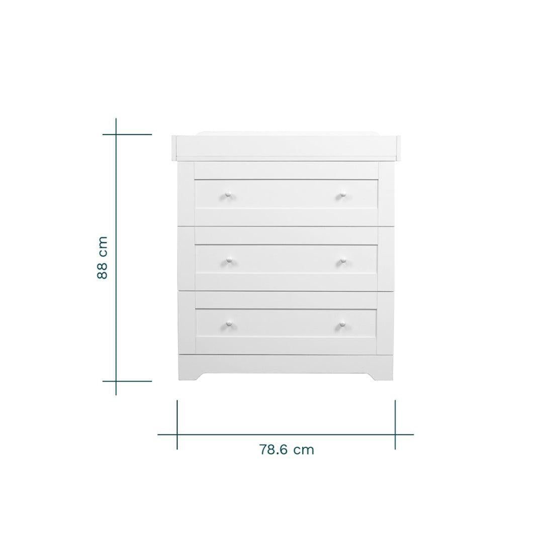  Tutti Bambini Rio Chest Changer - White、mySite、merchandisen