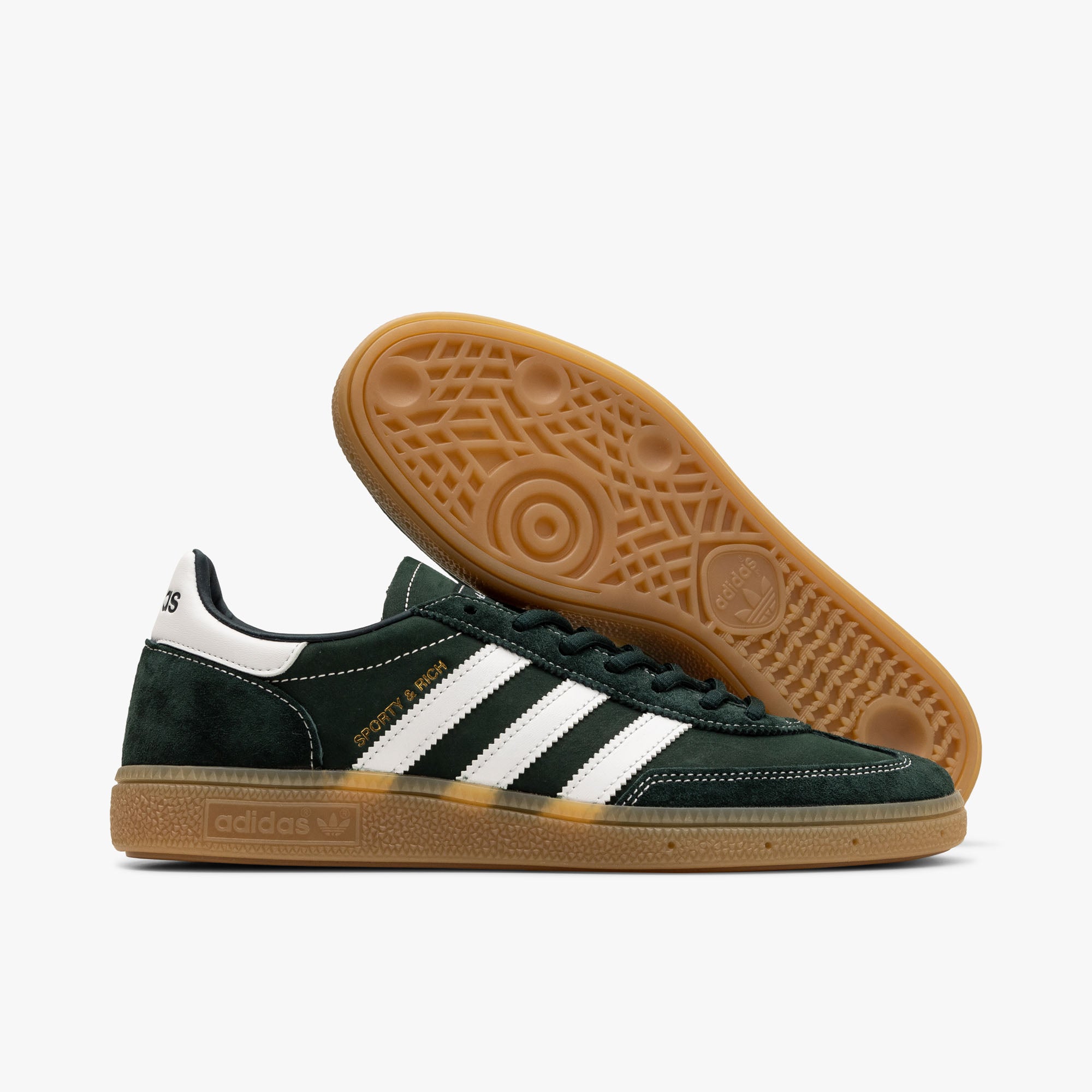  adidas Originals x Sporty & Rich Handball Spezial Dark Green / Cloud White - Gum、mySite、merchandisen