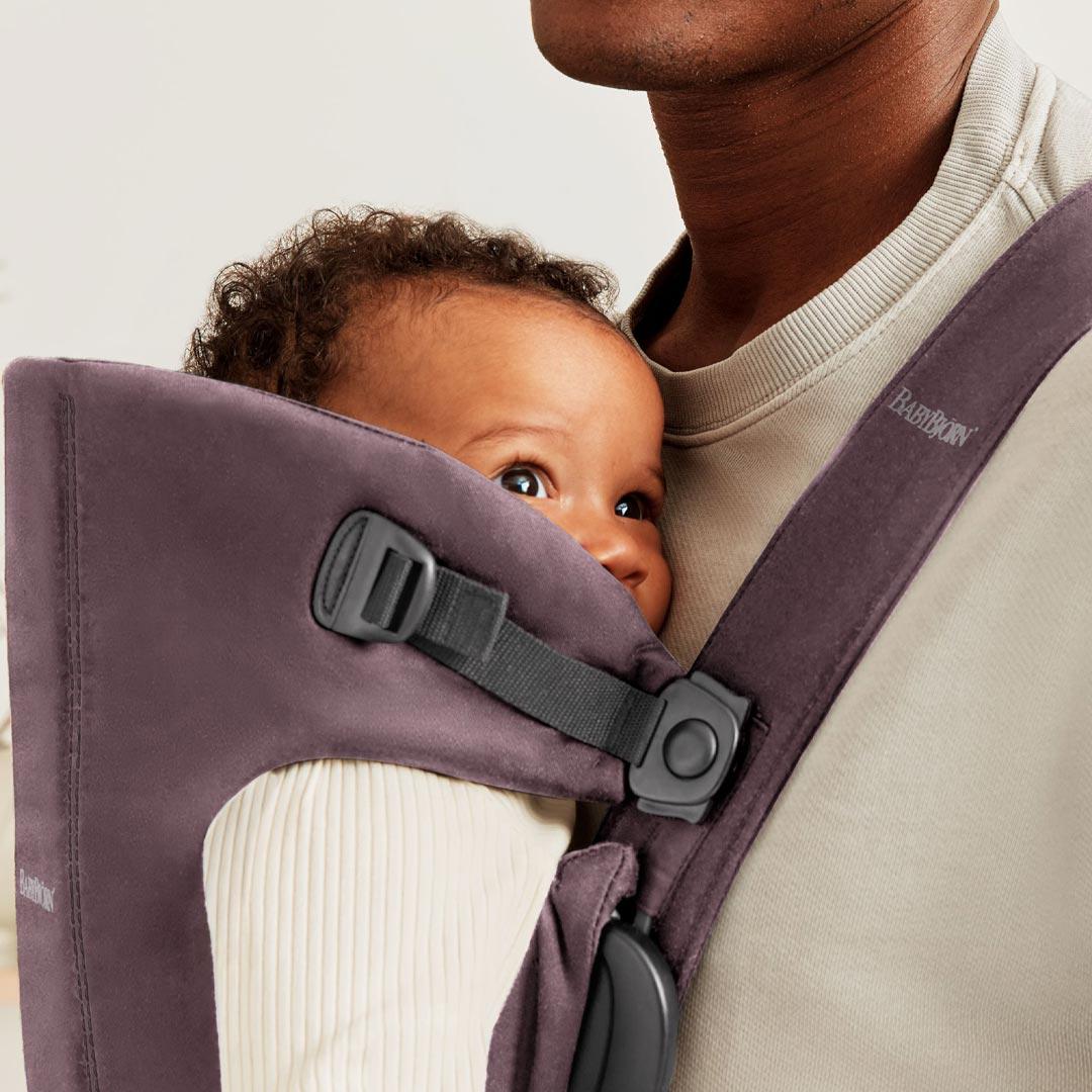  BabyBjörn Mini Cotton Baby Carrier - Dark Purple、mySite、merchandisen