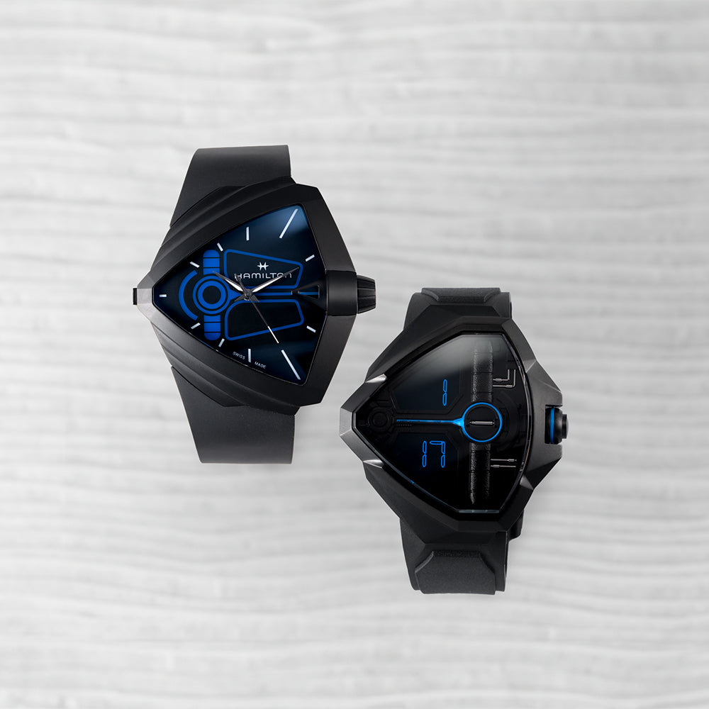 Ventura Edge Dune Limited Edition Quartz Black PVD 51mm x 47mm - Black on Rubber Strap、mySite、botmansion