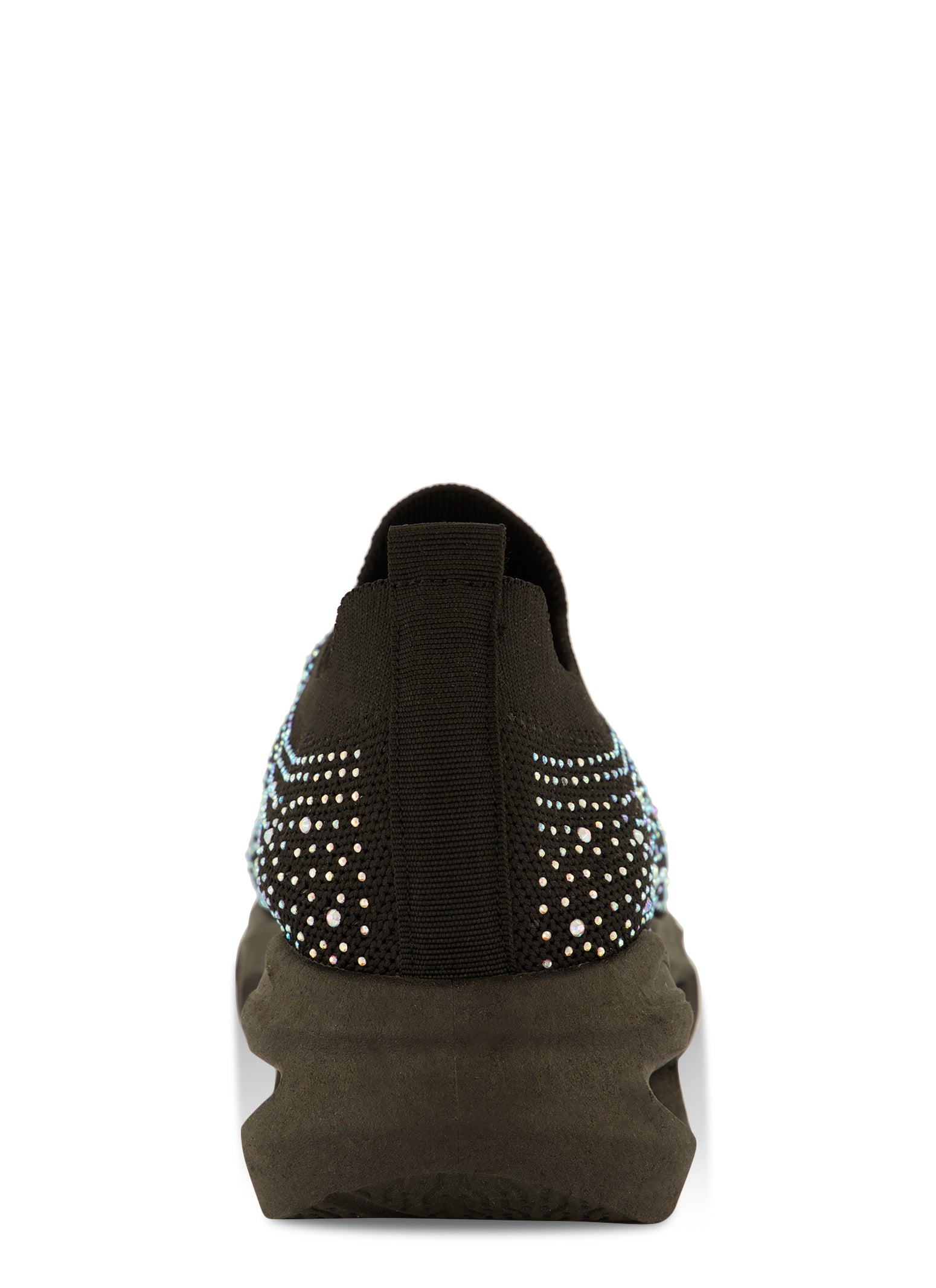 Rhinestone Cut Out Sole Slip On Sneakers、mySite、camillekostekn