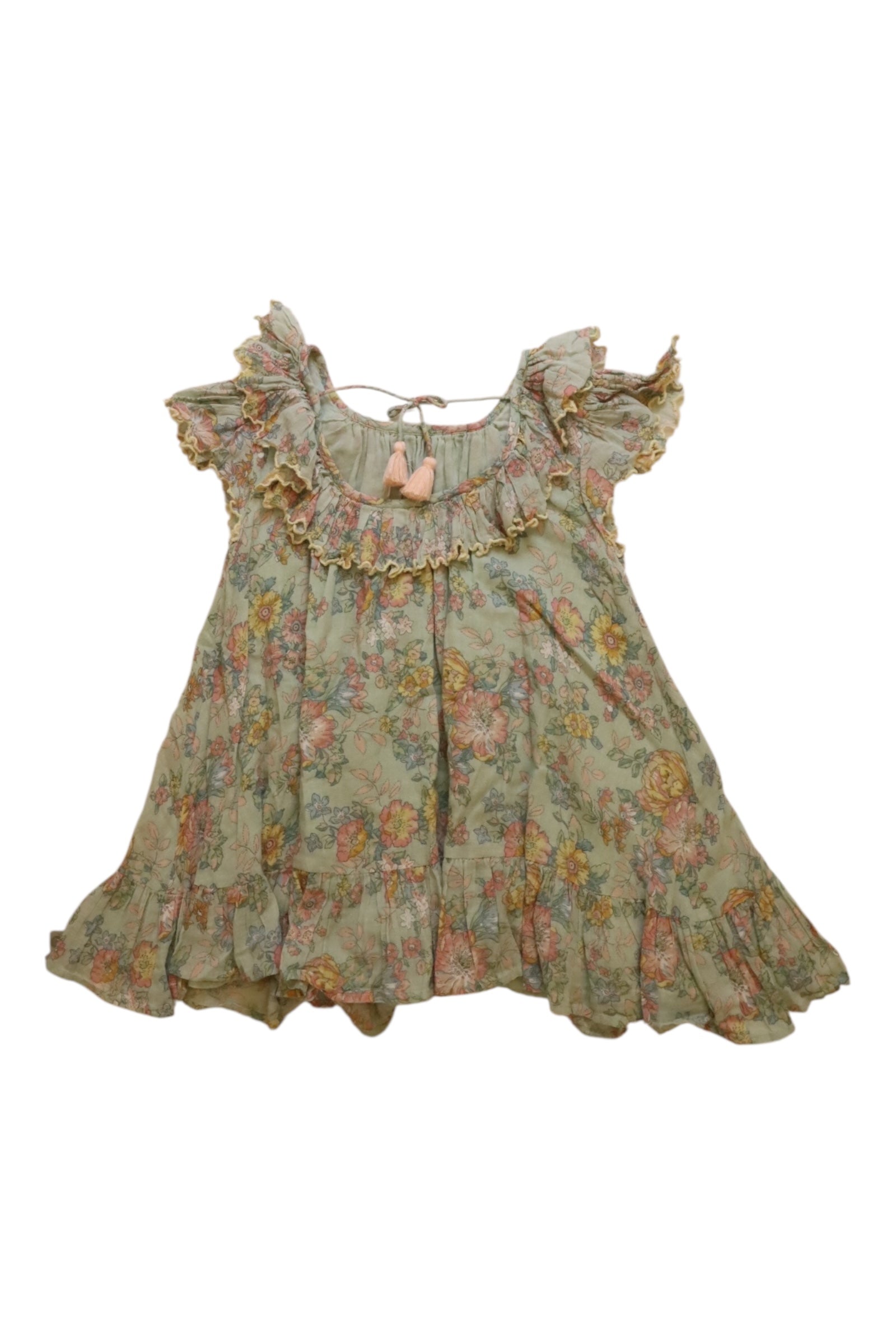 Louise Misha Floral Ruffle Dress, Size 5T、mySite、g9winljtr