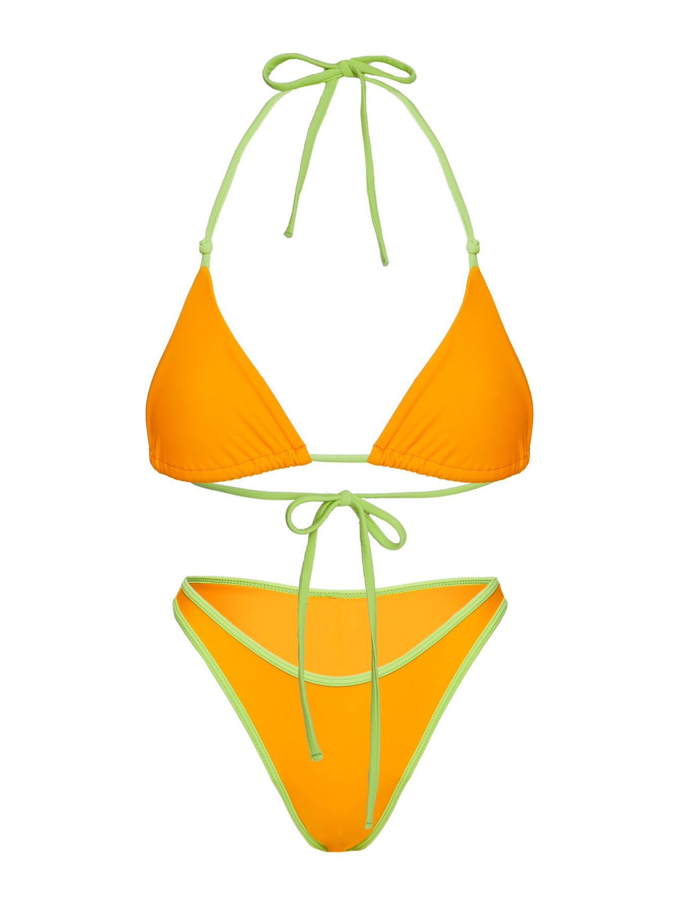 Sandbar Bikini Bottoms Orange / Green、mySite、solidvoid