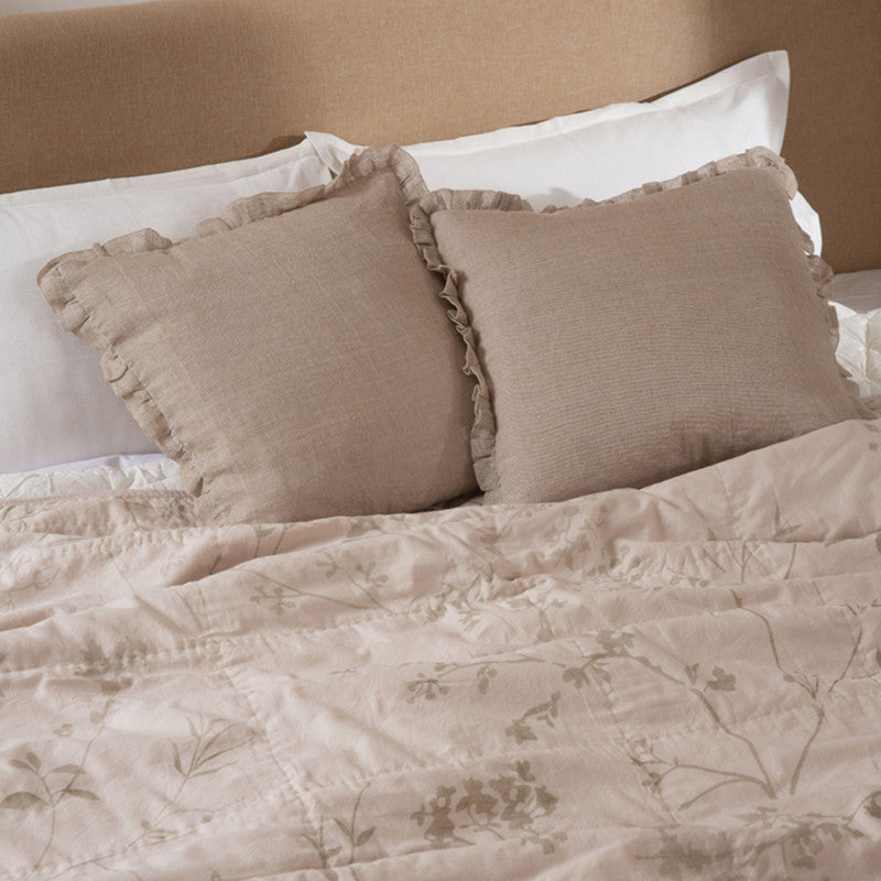 Cotton Twilight Bliss Dohar | Beige | 240 x 260 cm、mySite、camillekostekn