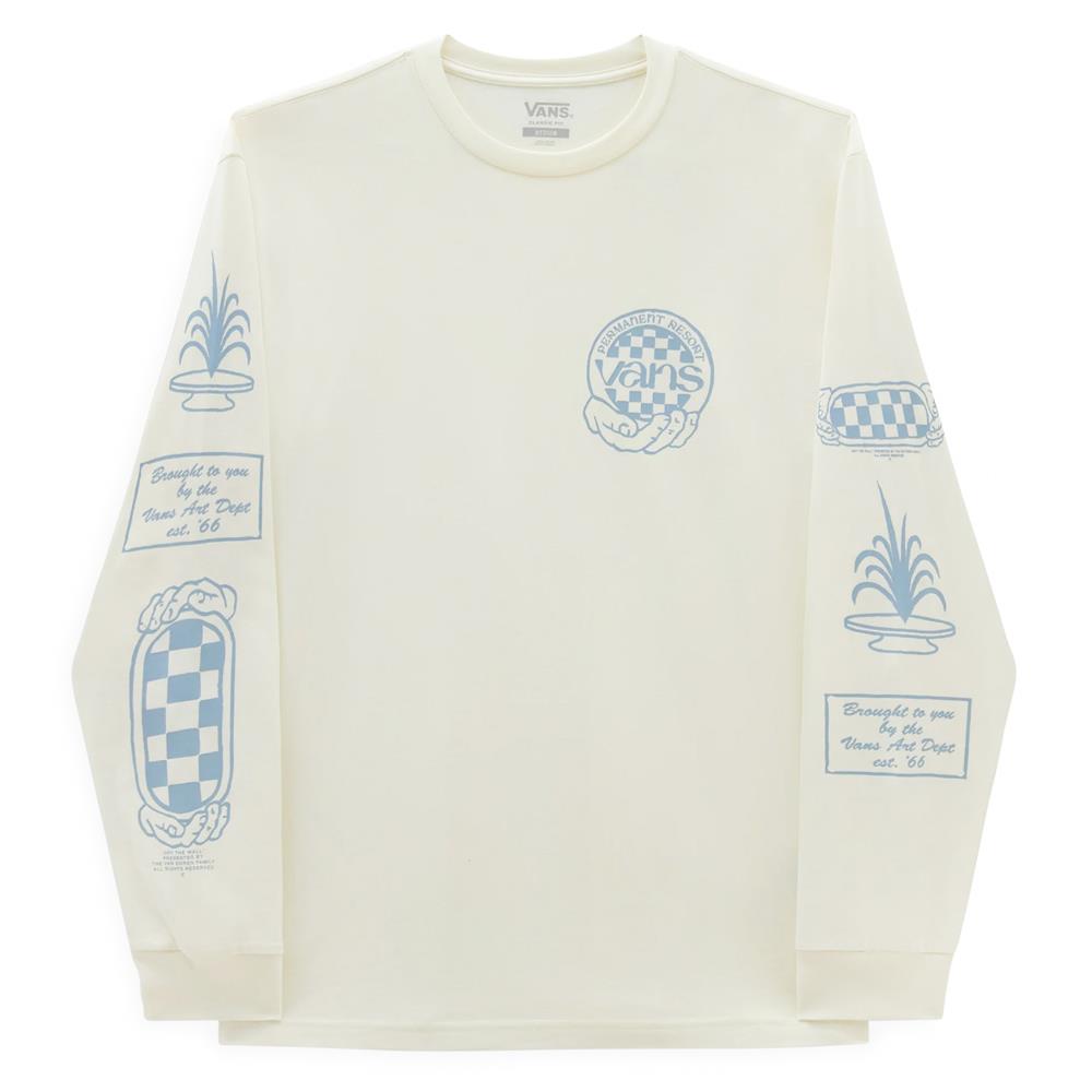  Vans Hand Circle Long Sleeve T-shirt - Marshmallow、mySite、merchandisen