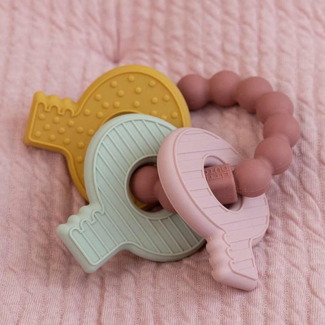  Little Dutch Silicone Teething Keychain - Pink、mySite、merchandisen