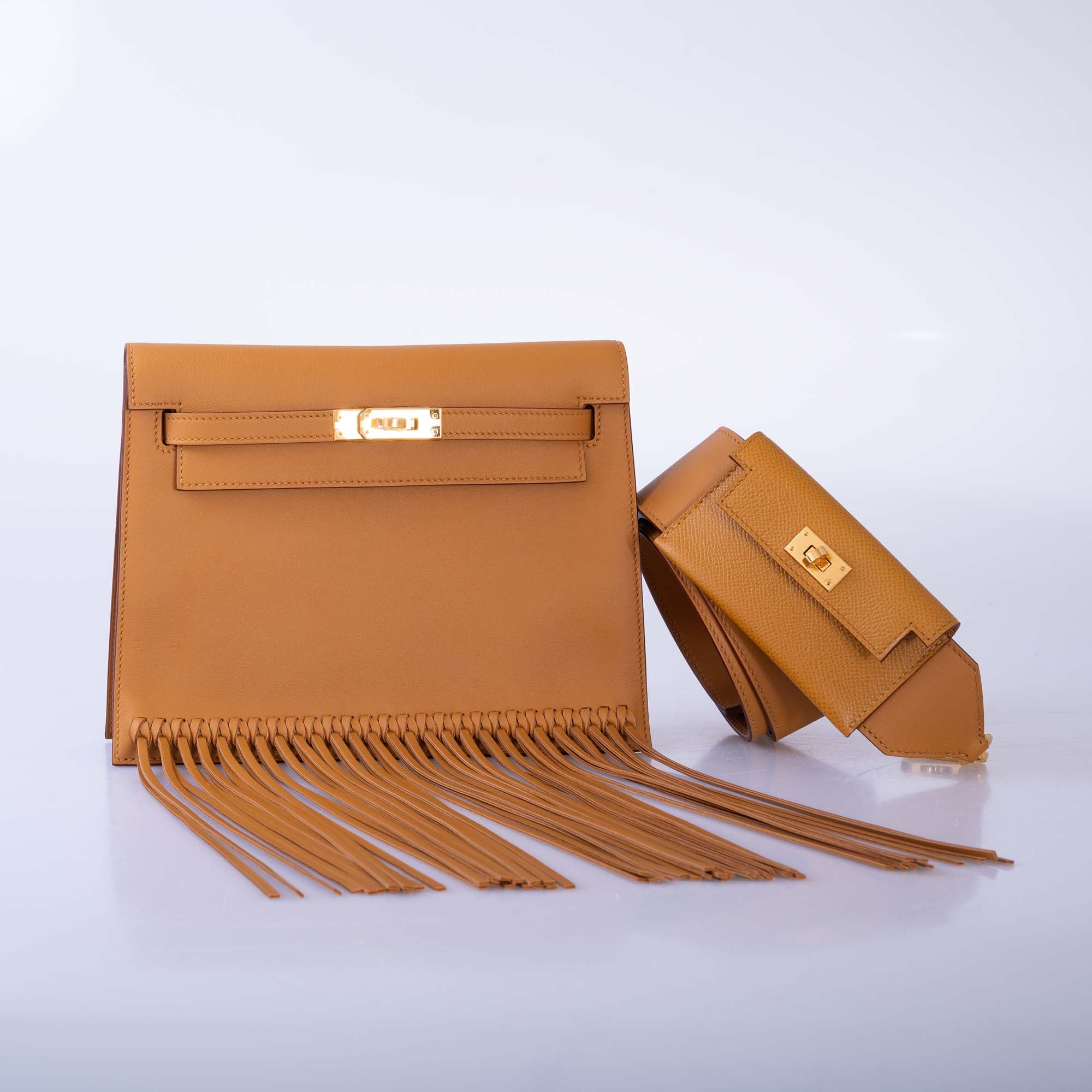 Hermès Kelly Danse Fringe Anate Sesame Swift Gold Hardware、mySite、garminoutage.com