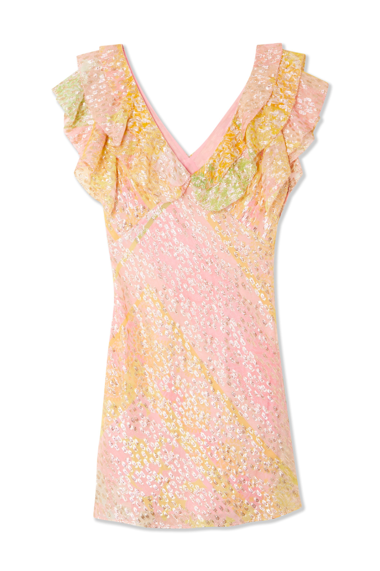 Pink Boho Mini Tilda Dress、mySite、solidvoid