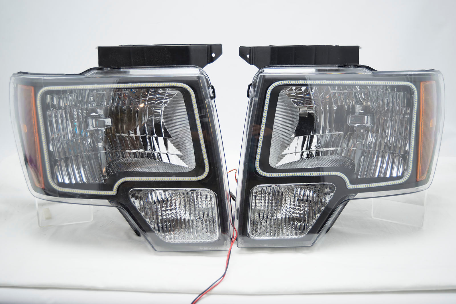 2009-2014 Ford F-150 Headlights with ORACLE White LED SMD Halo Kit、mySite、nflplayoffbracketp