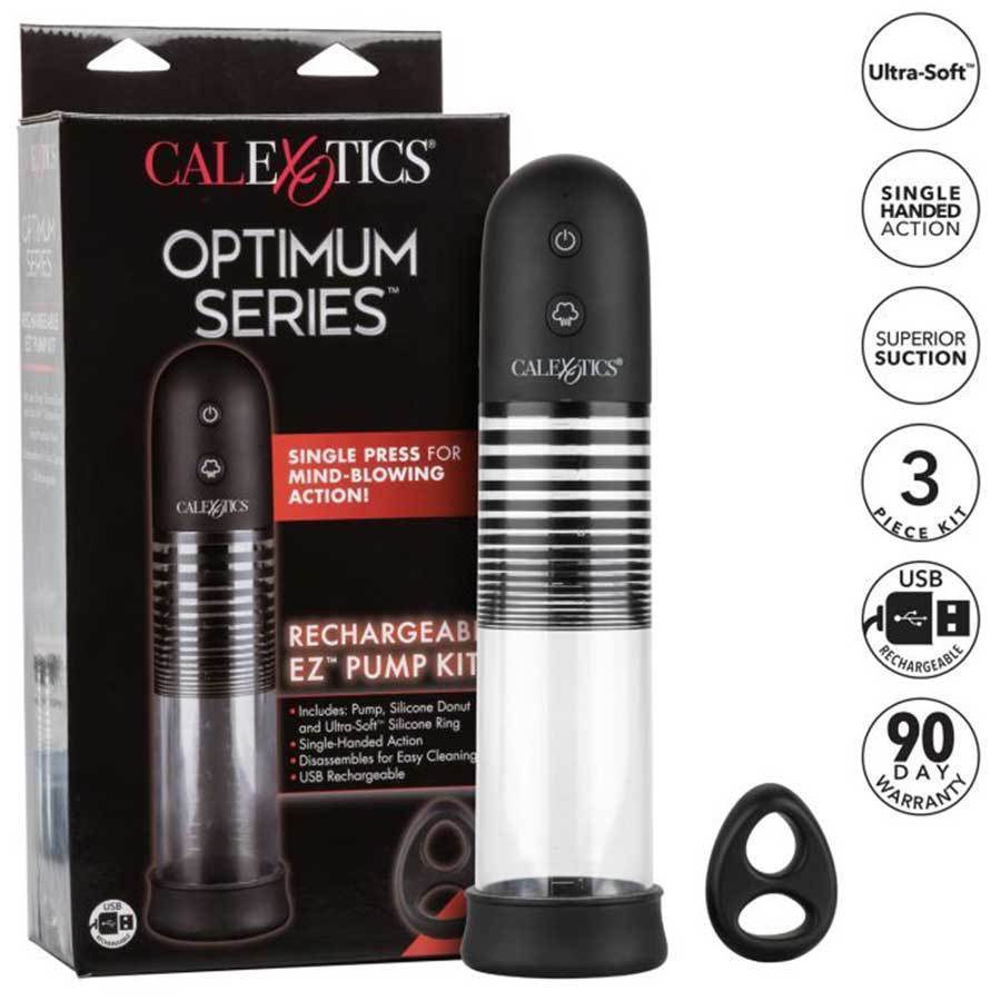 Rechargeable EZ Electric Penis Pump Kit Optimum Series by Cal Exotics、mySite、bottomscart