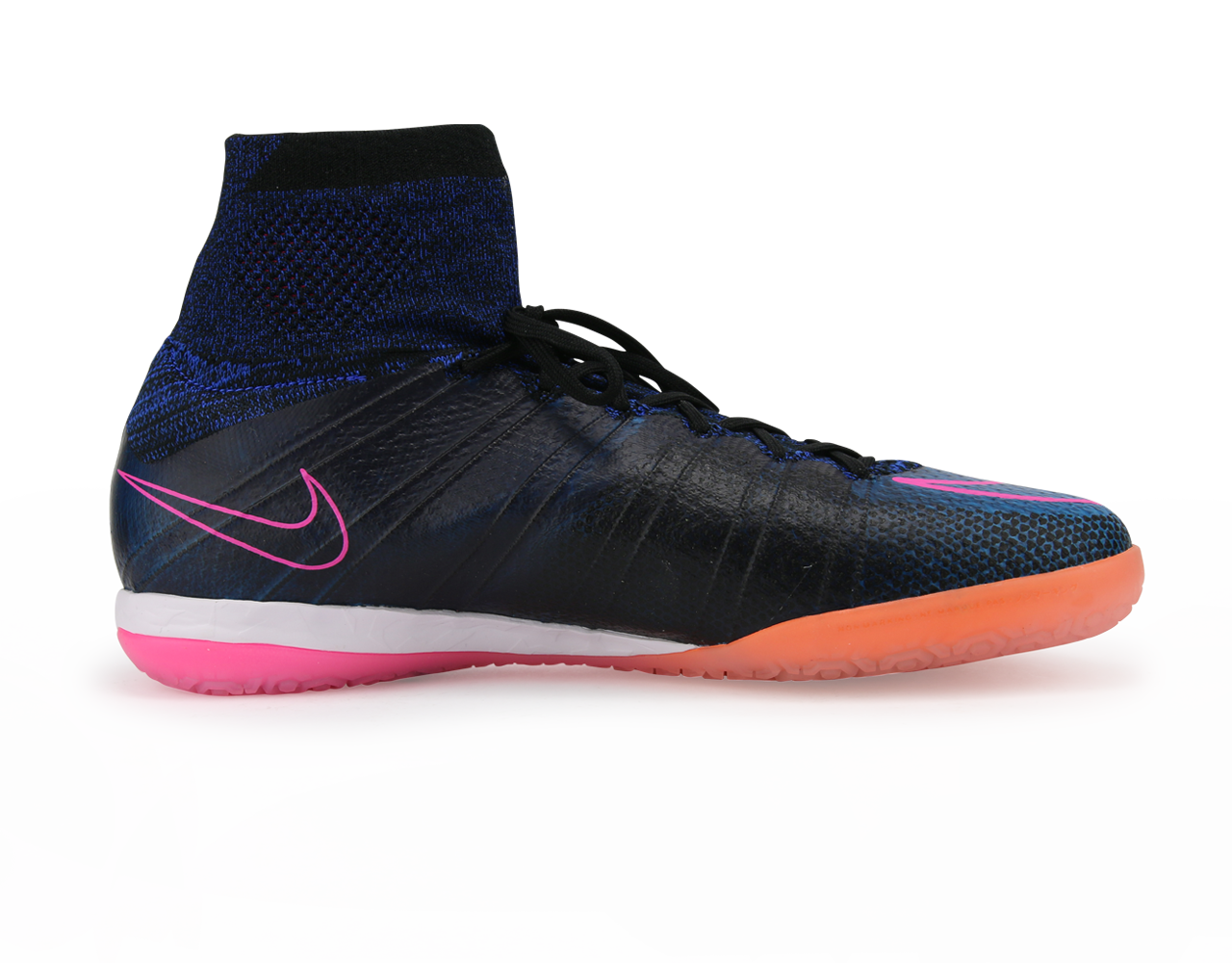 Nike Men's MercurialX Proximo Indoor Soccer Shoes Black/Black/Pink Blast、mySite、bottomscart
