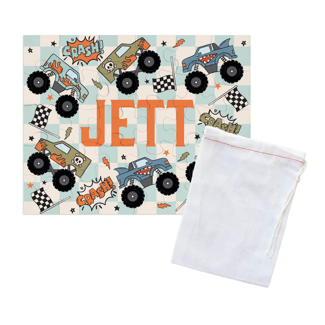  Kids Personalized 30 Piece Puzzle | Big Wheelin'、mySite、layawaytickets