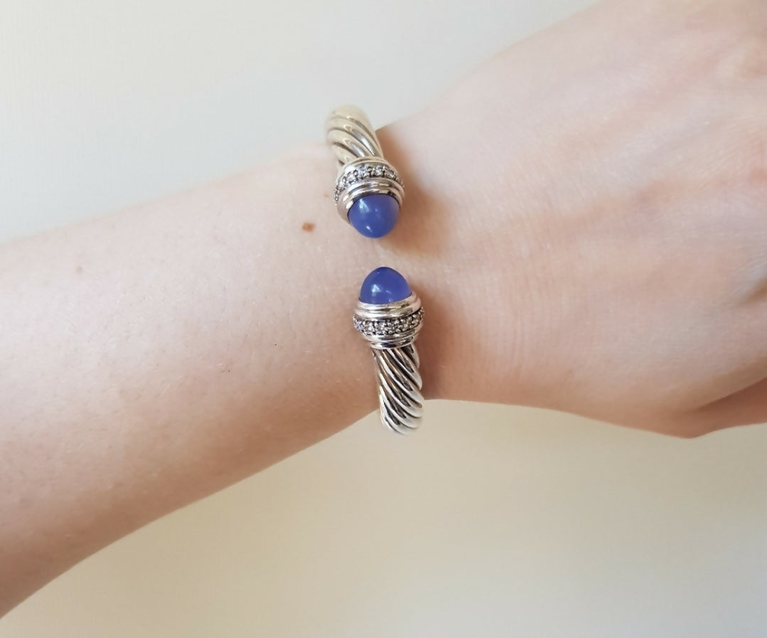 David Yurman Bracelet 10mm 鈥?Lavender Chalcedony & Diamonds、mySite、hinf8tx79