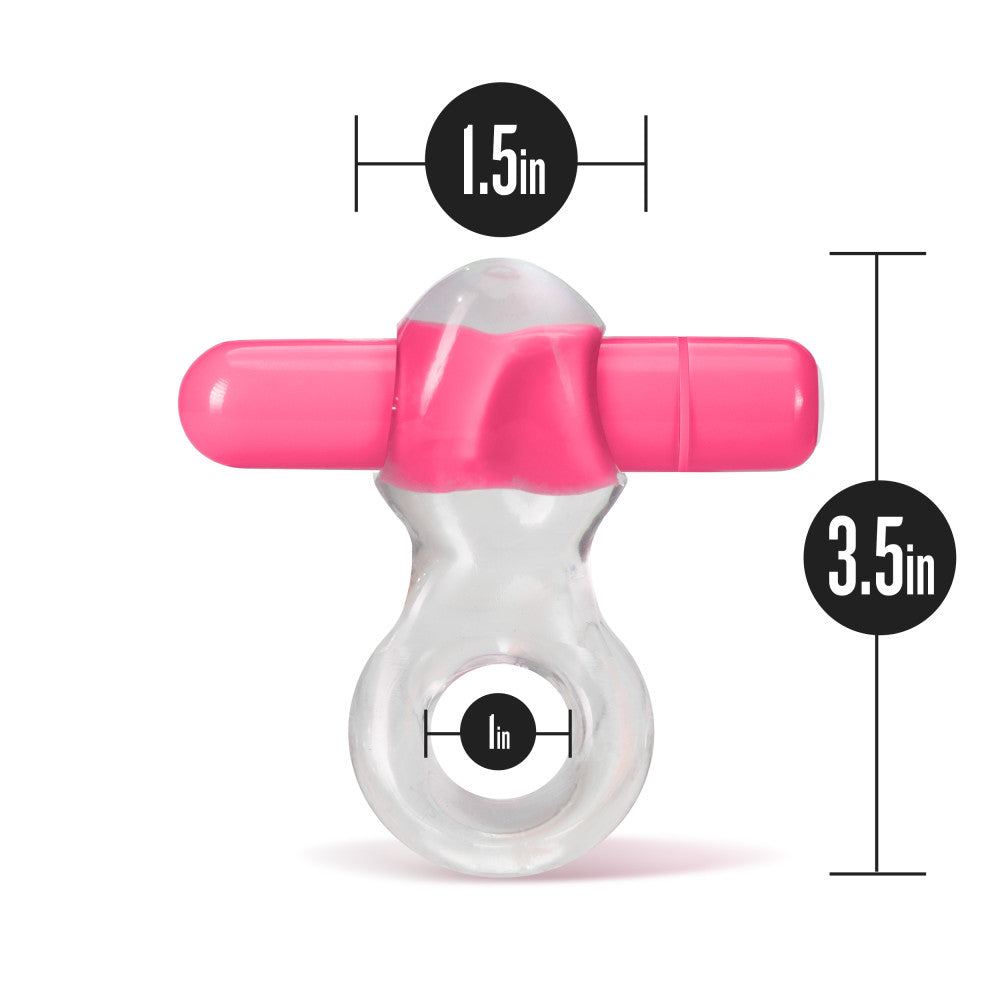 Play With Me By Blush® | Delight: Pink Vibrating Penis Ring、mySite、bottomscart