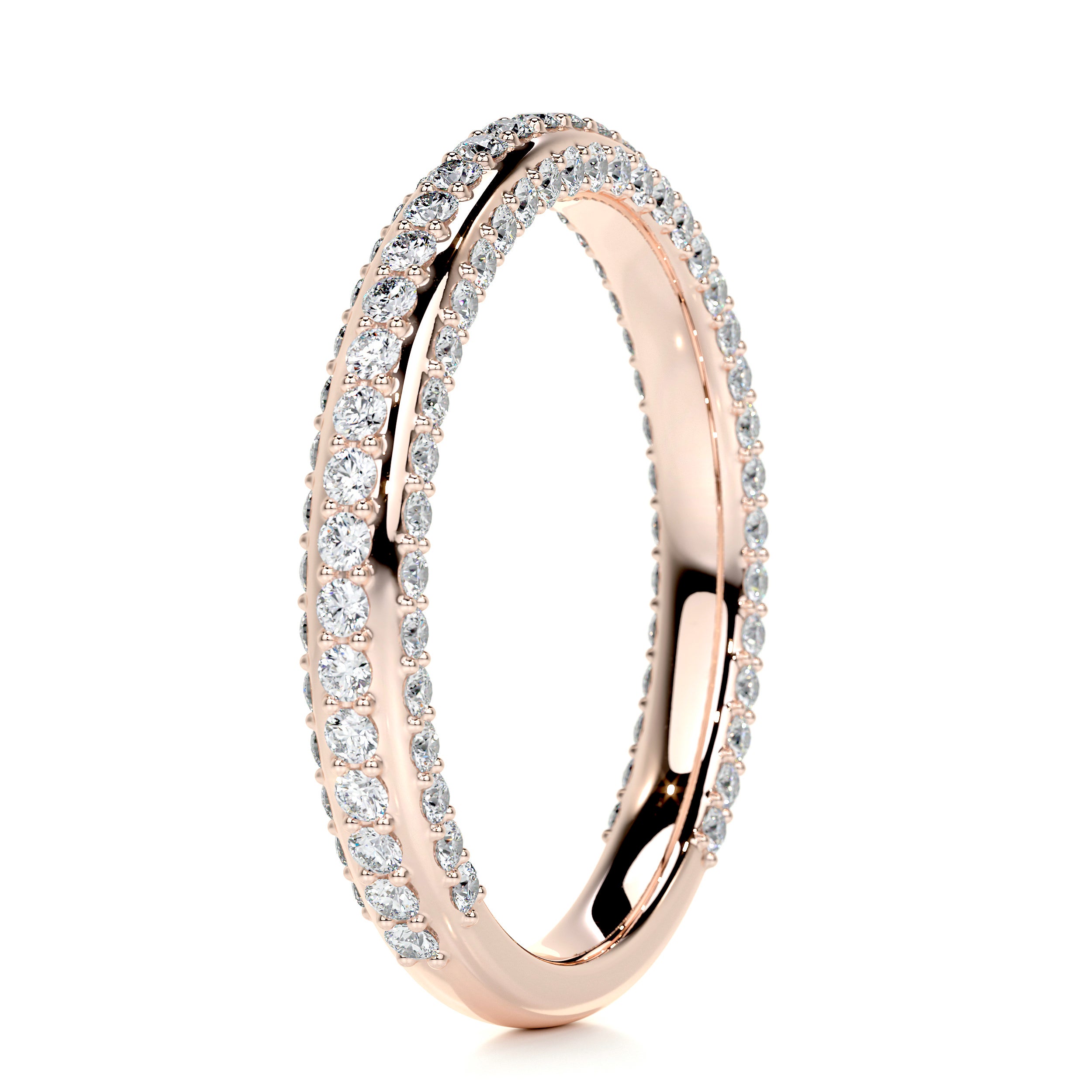 Anastasia Diamond Wedding Ring (0.75 Carat) - 14K Rose Gold、mySite、hinf8tx79