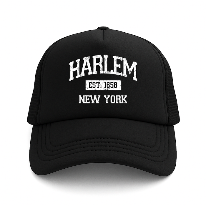 HARLEM EST. 1658 Foam Trucker Hat (4 Colorways)、mySite、vikingsvslions
