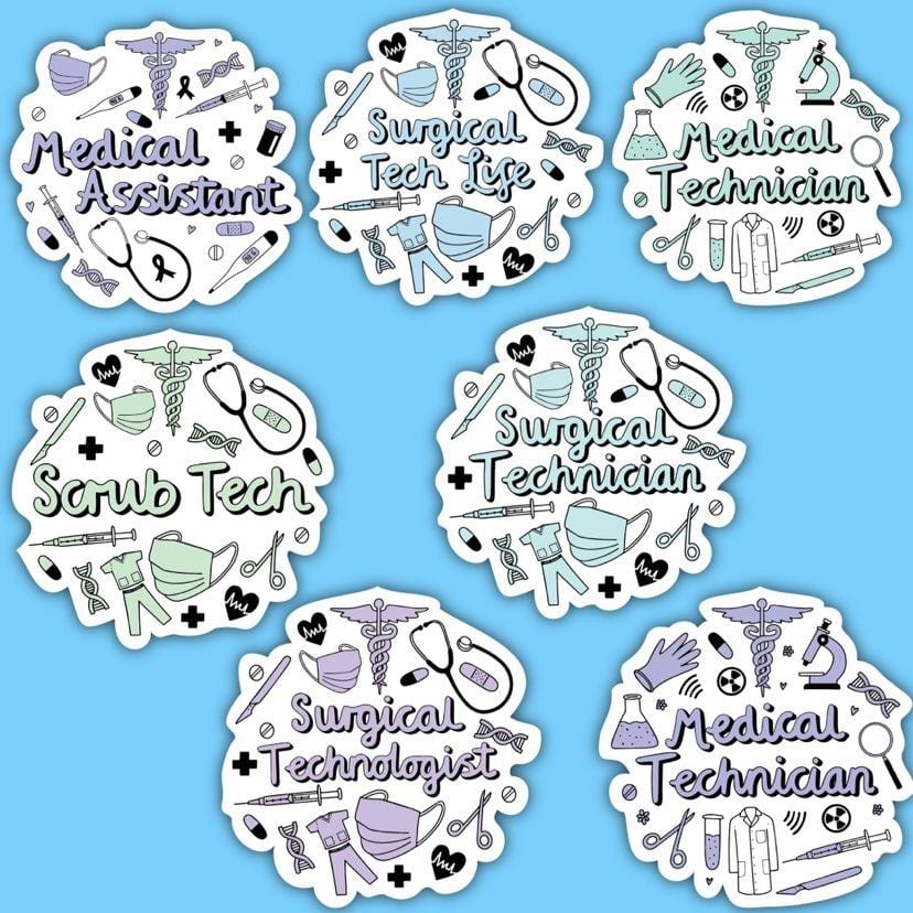  Medical & Surgical Assistant Sticker Pack、mySite、elrpsem3k