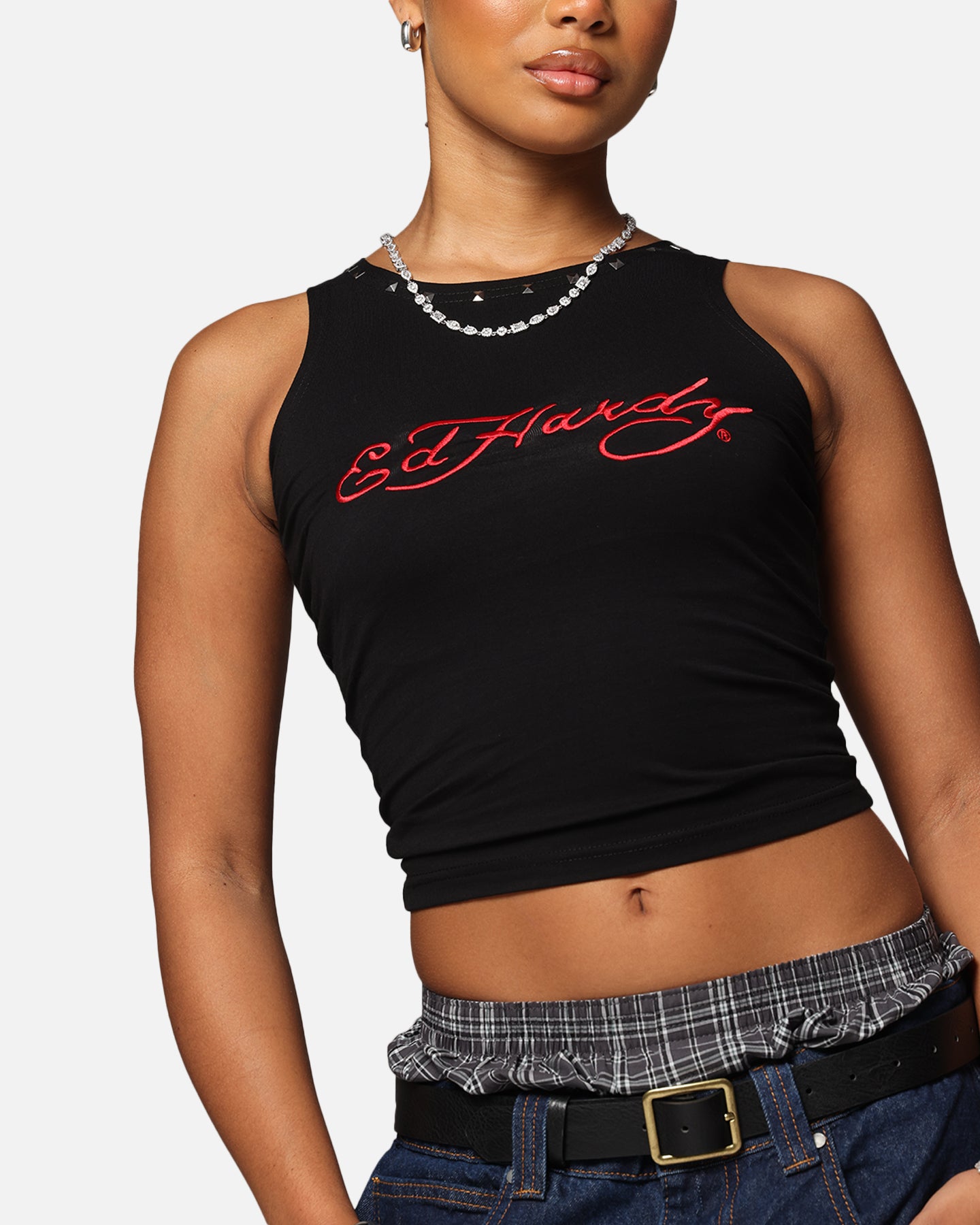 Ed Hardy Women's Electric Tank Black、mySite、zt4zffjzw