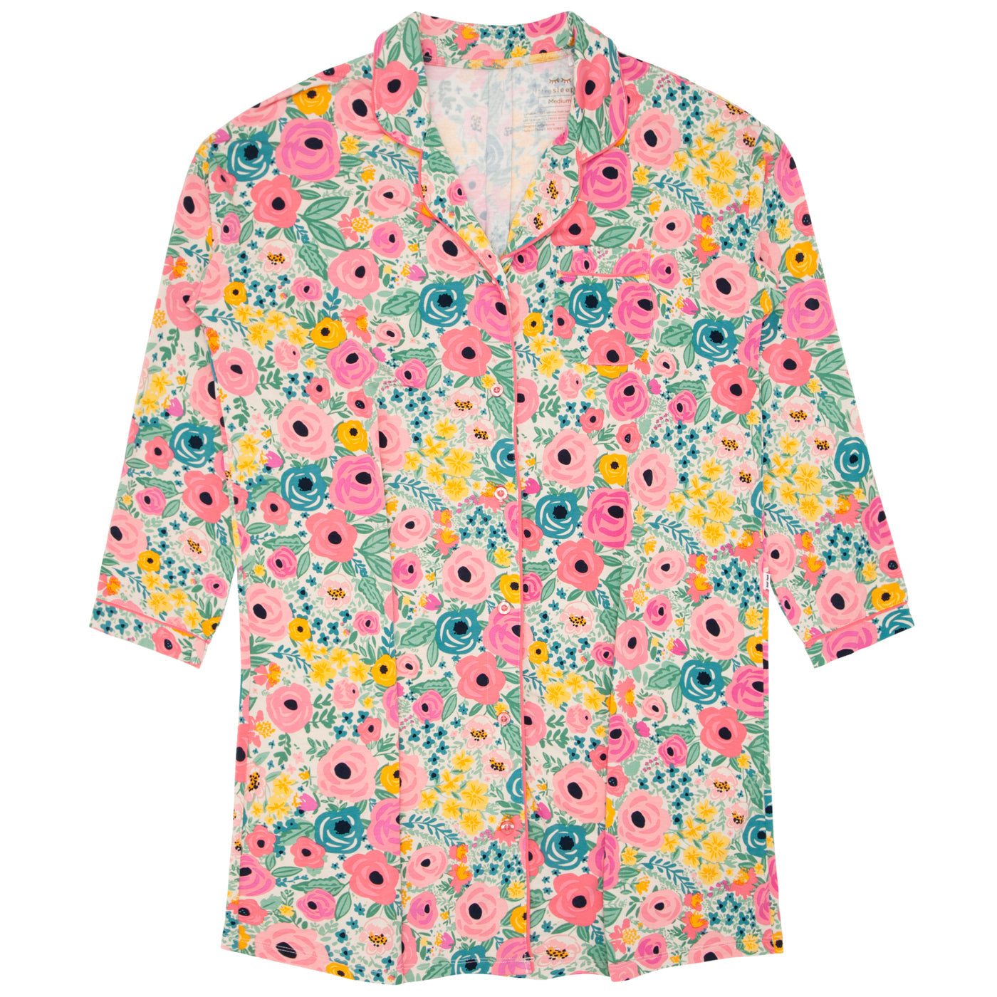 Secret Garden Women's Long Sleeve Sleep Shirt、mySite、g9winljtr