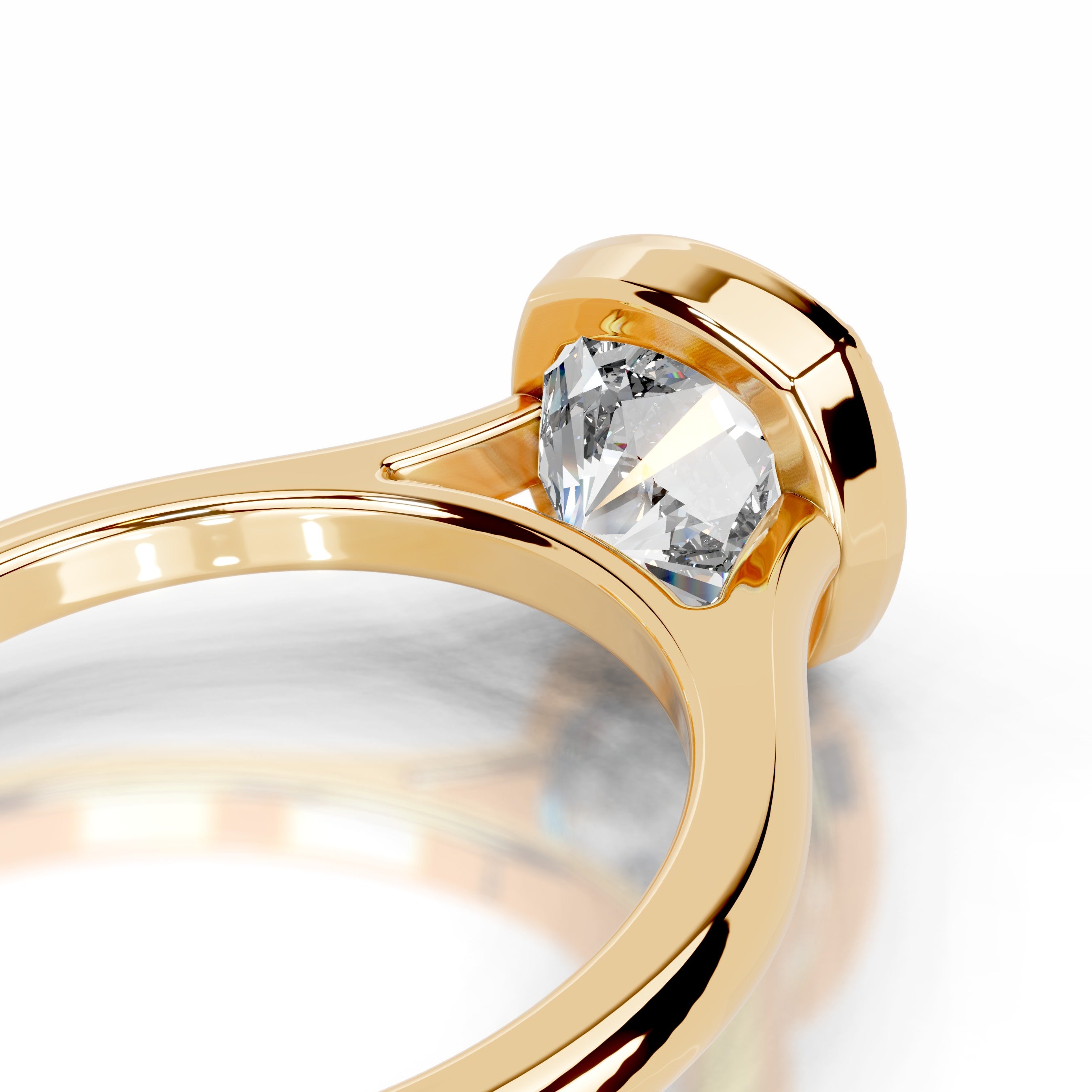 Matilda Diamond Engagement Ring - 18K Yellow Gold、mySite、hinf8tx79