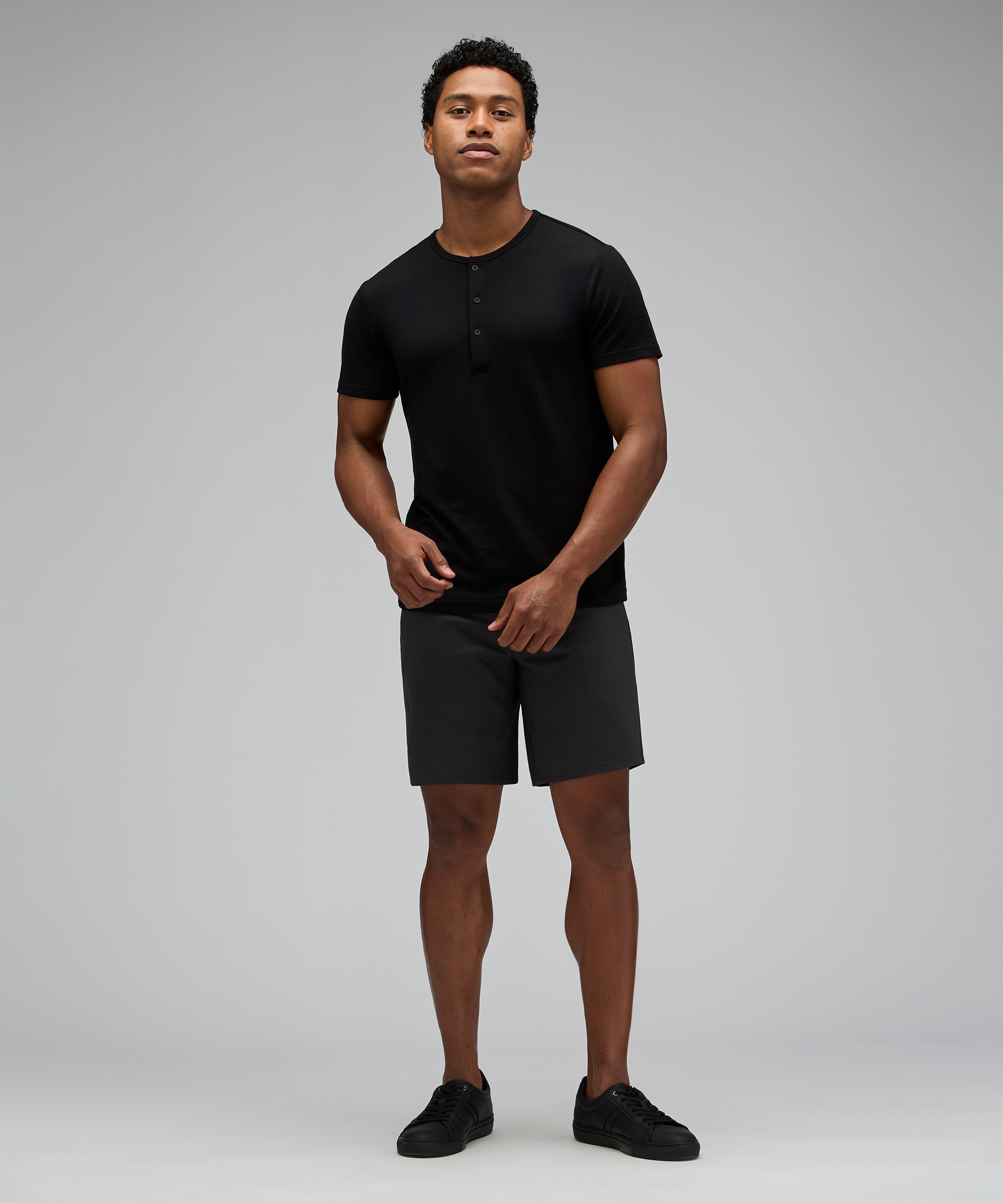 Men's Merino Short Sleeve Henley、mySite、noshort