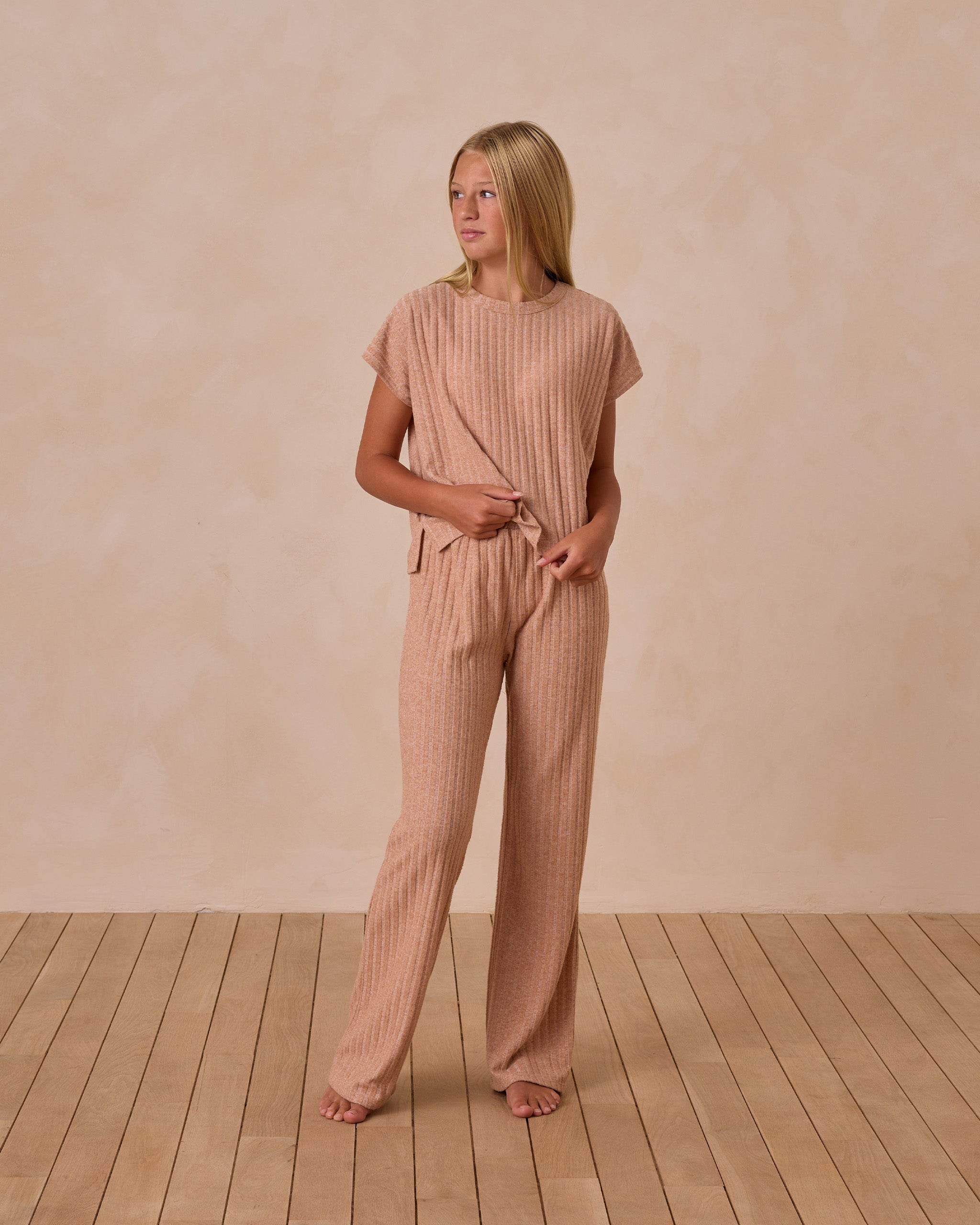  Cozy Rib Knit Set || Grapefruit、mySite、layawaytickets