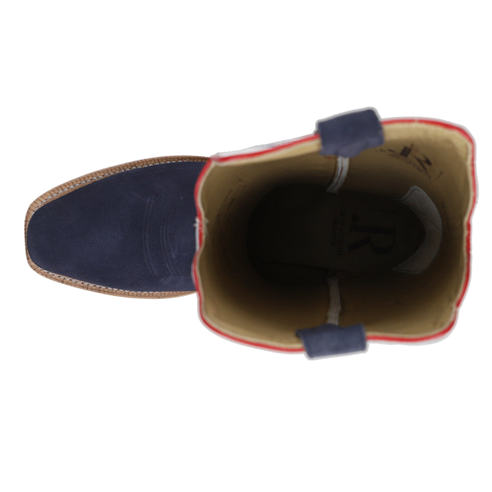 Rough Out Embroidered Narrow Square Toe Cowboy Boots、mySite、gtrtttuynbv