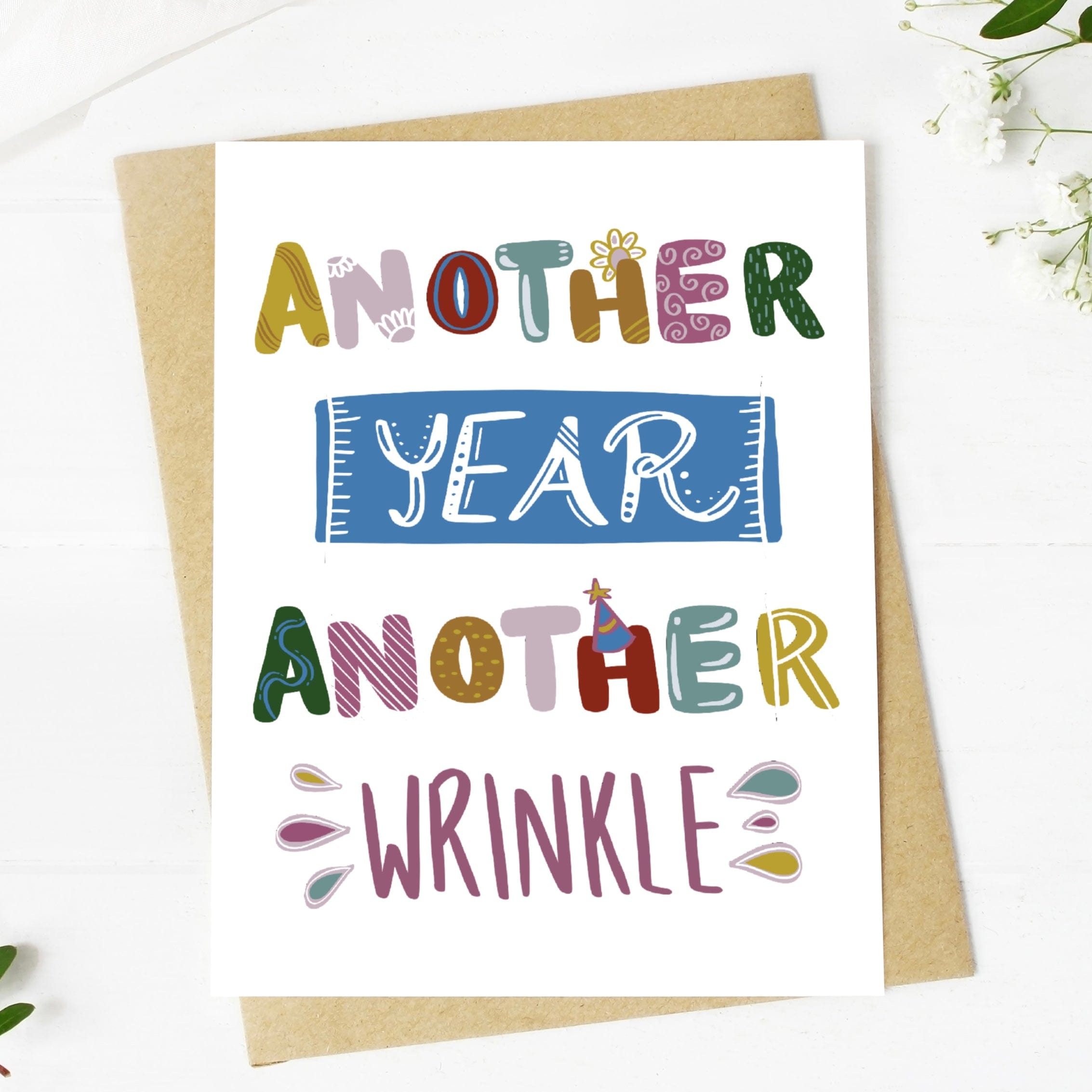  Another Year Another Wrinkle Birthday Card、mySite、ghnorth