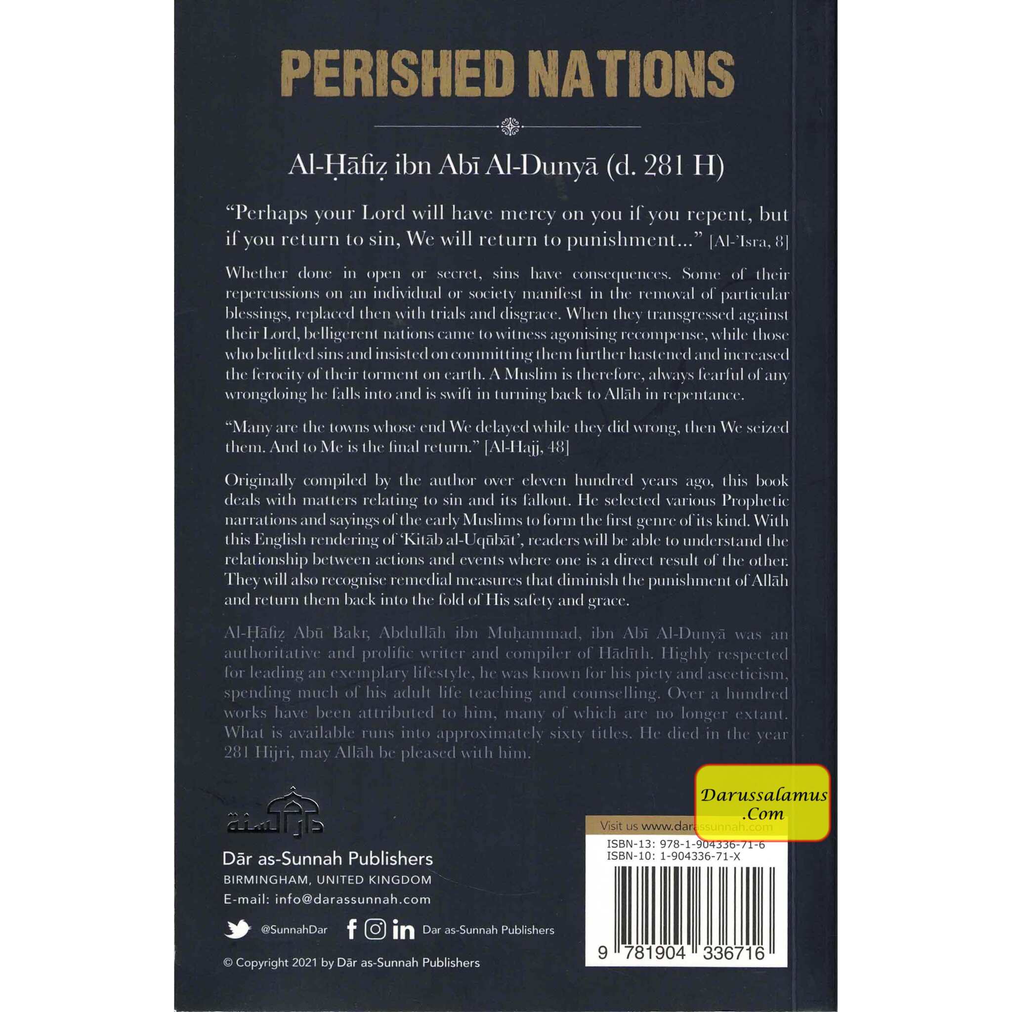 Perished Nations- Book of Penalties By Al-Hafiz Ibn Abi Al-Dunya、mySite、topwebapps