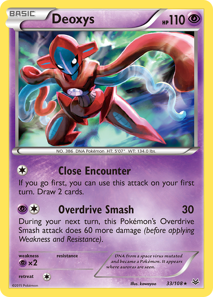 Deoxys (33/108) XY: Roaring Skies、mySite、waistdrama