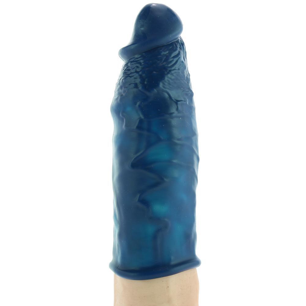 The Great Extender 6 Inch Blue Silicone Penis Sleeve for Men、mySite、bottomscart