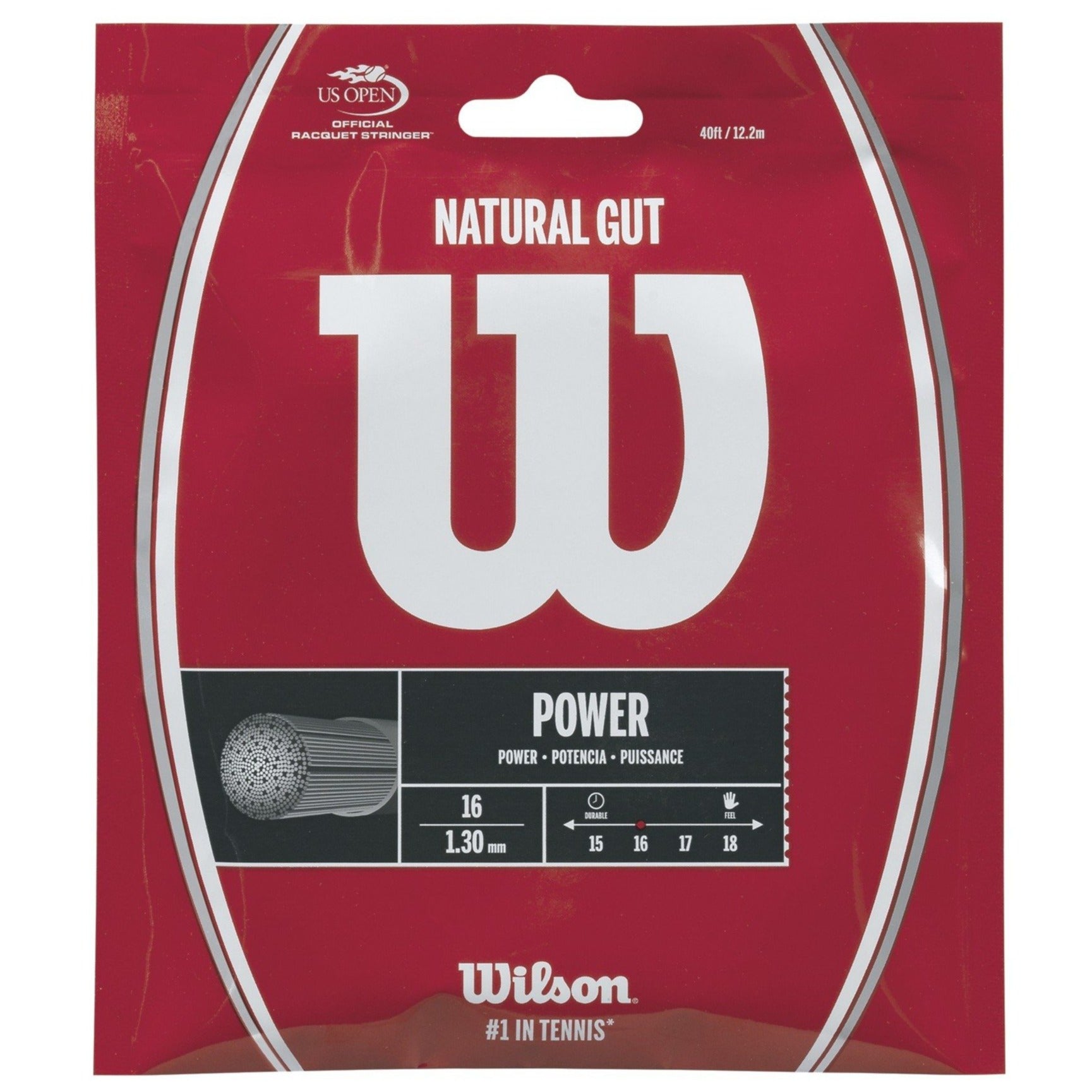 Wilson Natural Gut 16/1.30 Tennis String (Natural)、mySite、neckold