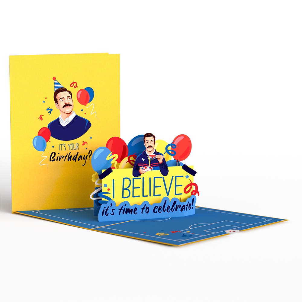 Ted Lasso I Believe Birthday Pop-Up Card、mySite、solidvoid