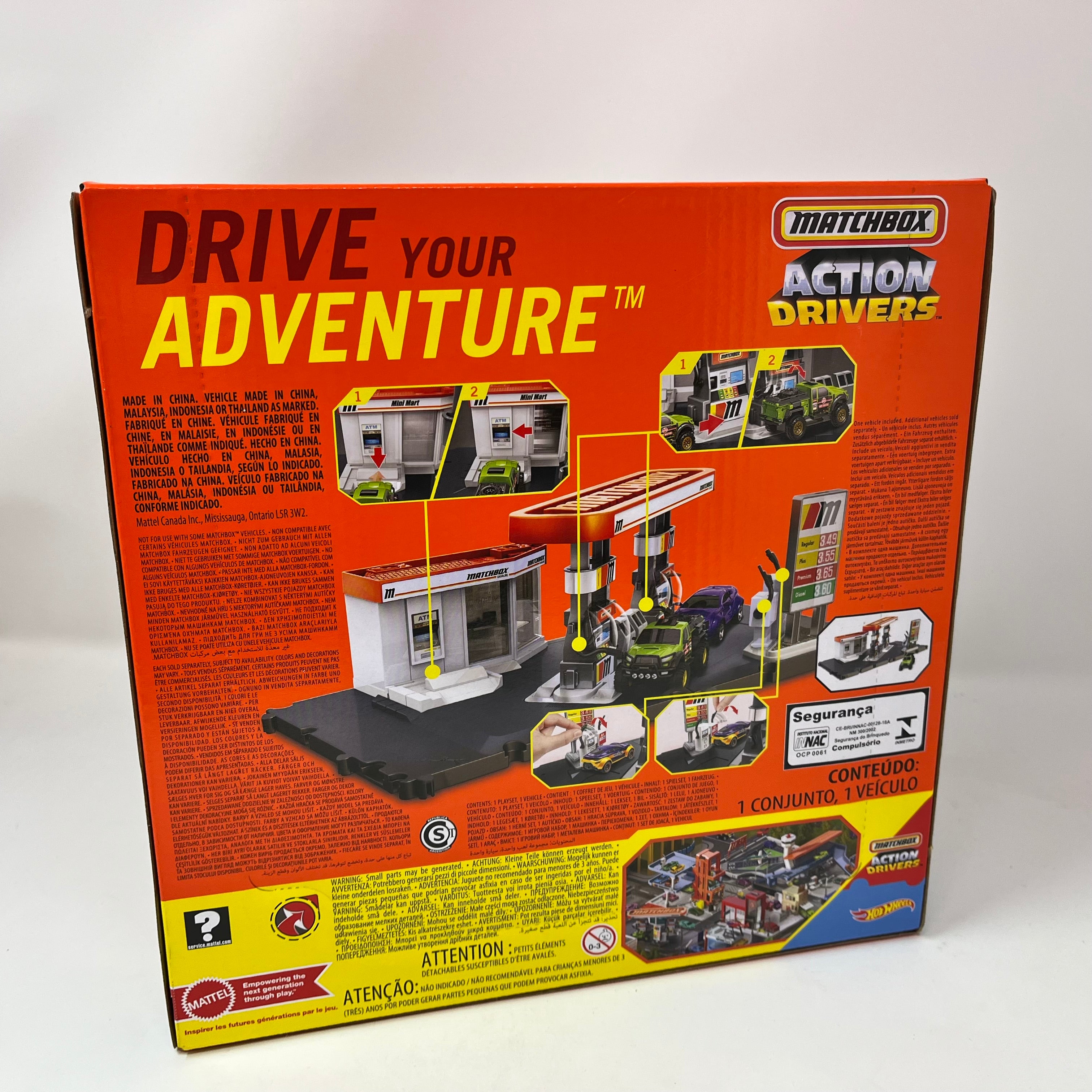 Fuel Station w/ Questor Truck * Matchbox Action Drivers Playset、mySite、hgirdovlk
