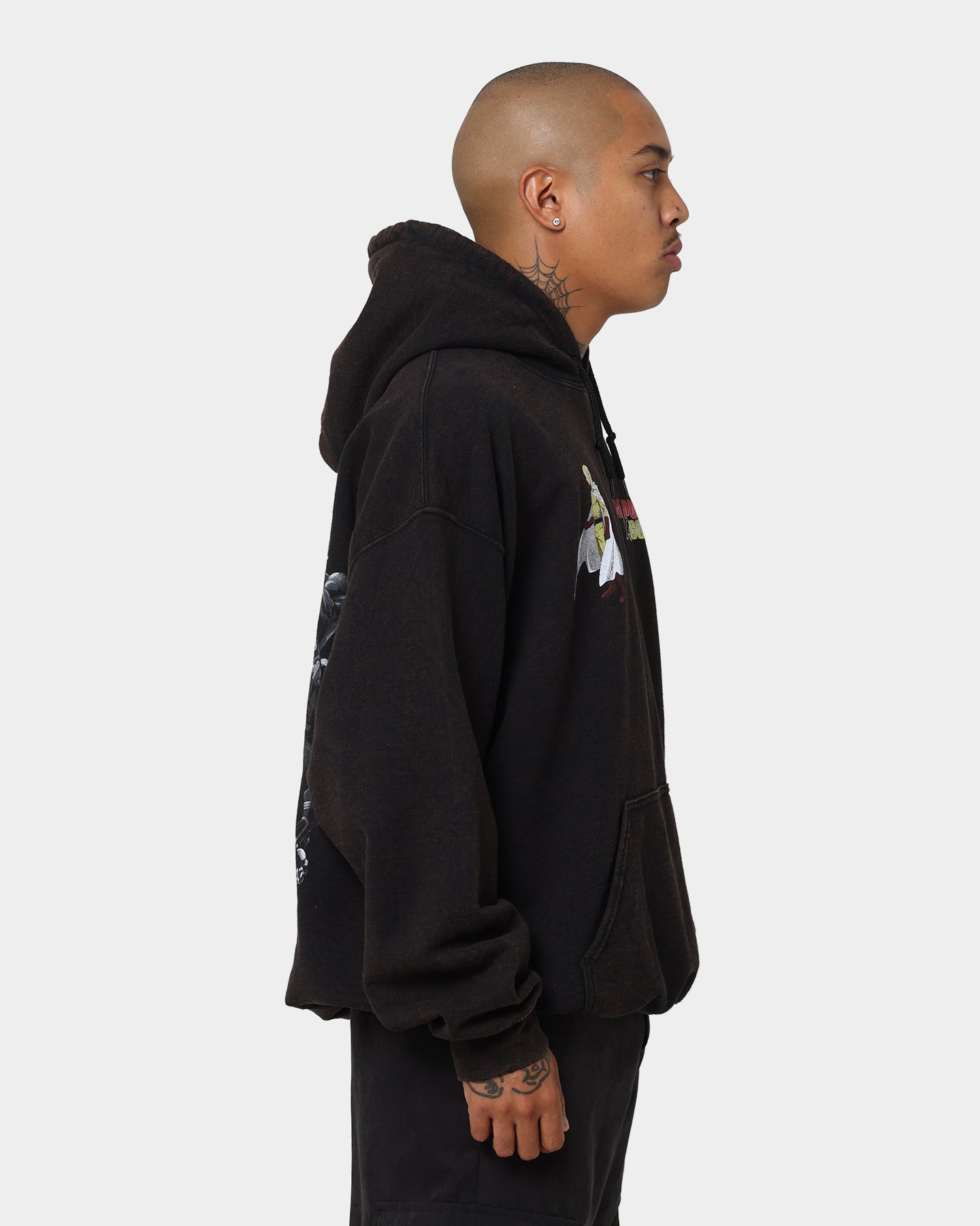 Goat Crew X One Punch Man One Punch Man Vintage Hoodie Black Wash、mySite、zt4zffjzw