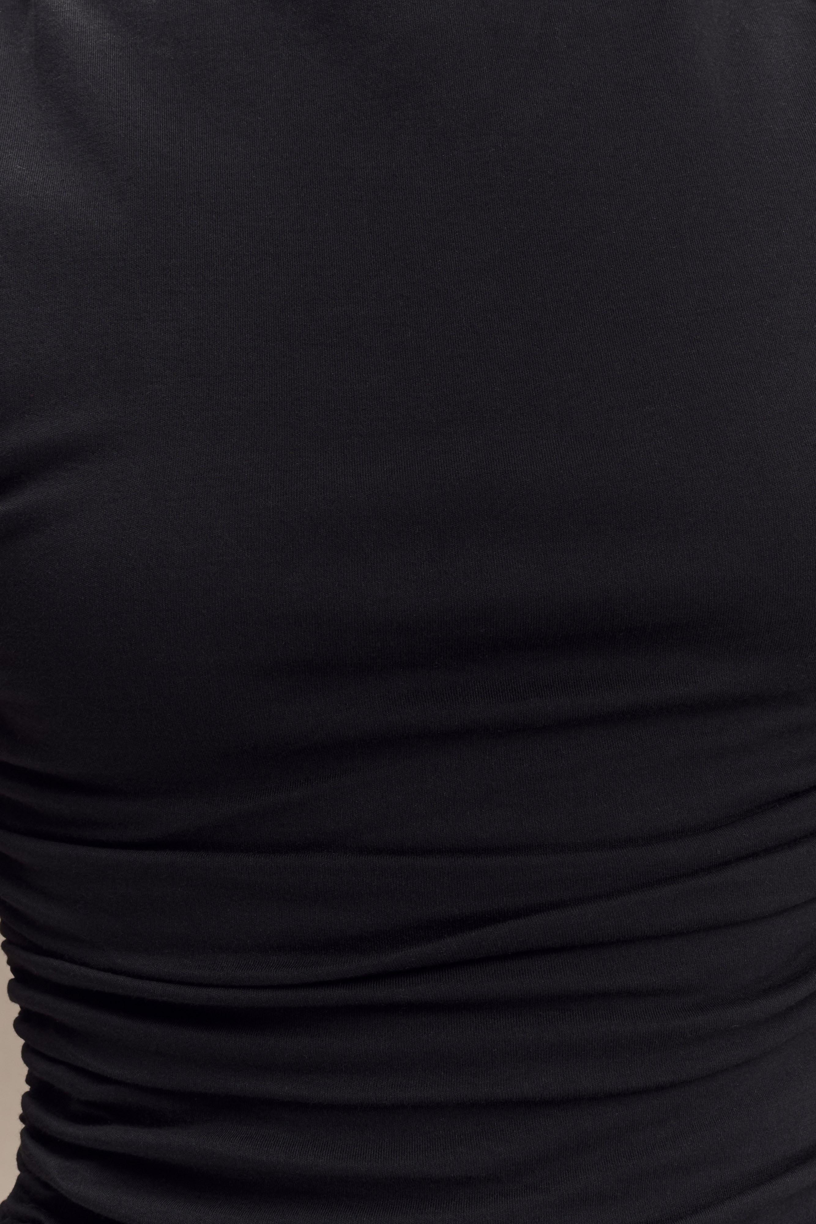 Elliot High Neck Sleeveless Maxi Dress - Black、mySite、solidvoid