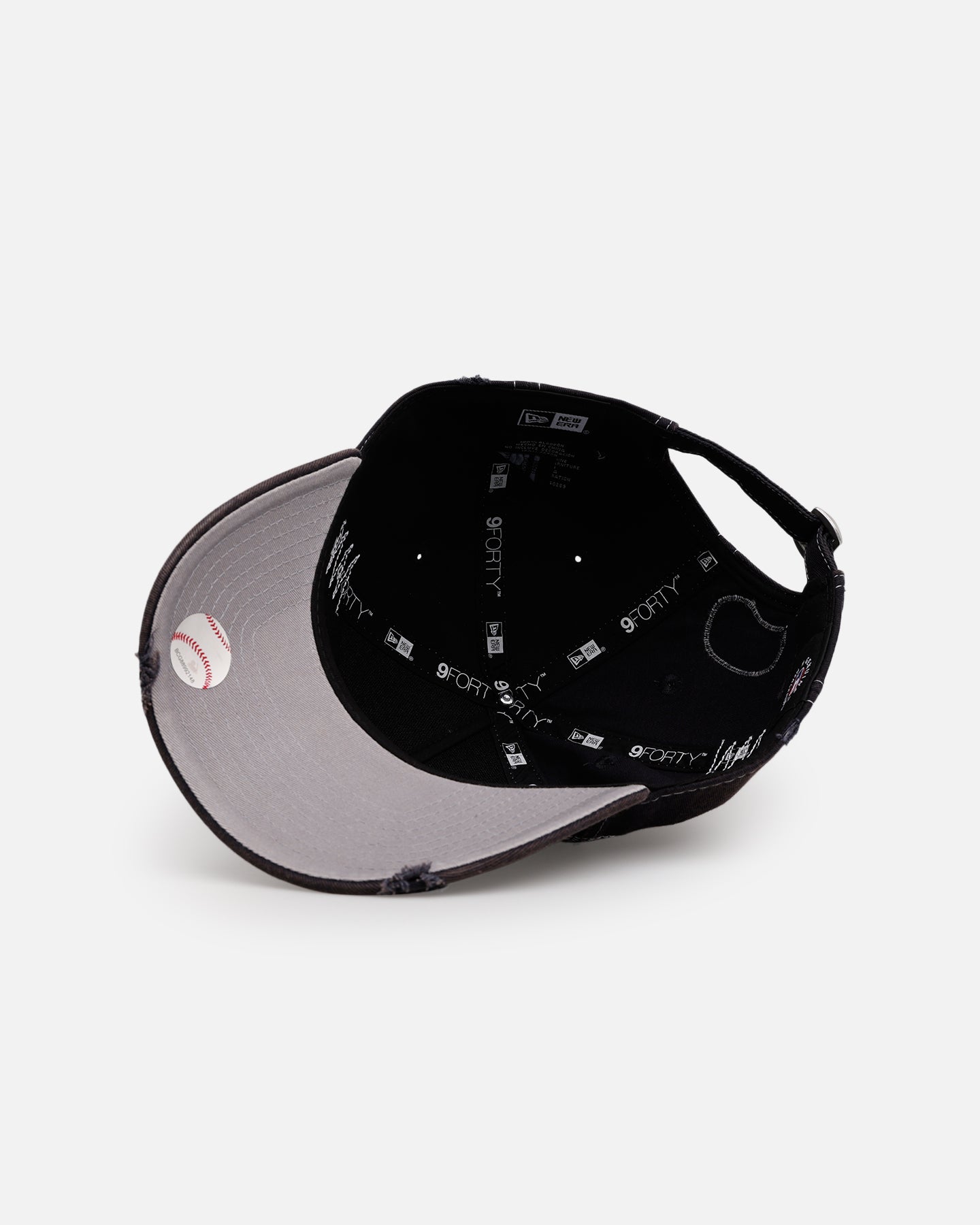 New Era New York Yankees 'Distressed And Worn' 9FORTY A-Frame Casual Strapback Navy、mySite、zt4zffjzw