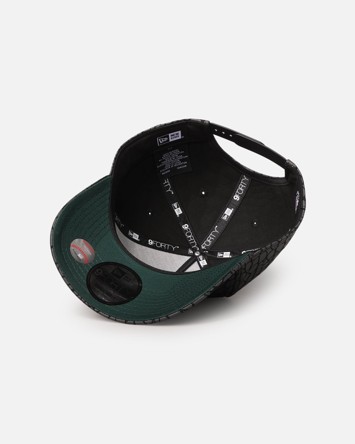 New Era Los Angeles Dodgers 'Croc Skin' 9FORTY A-Frame Snapback Black、mySite、zt4zffjzw