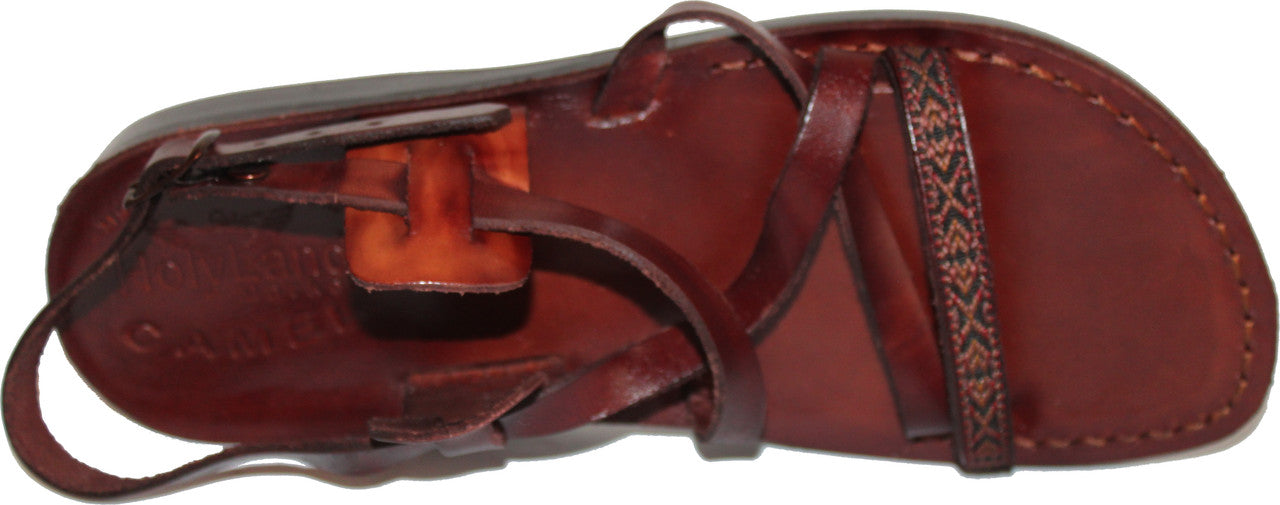  Holy Land Market Men/Women Biblical Jesus Leather/Embroidered Sandals/Slides From Jerusalem (Moses Style)、mySite、elrpsem3k