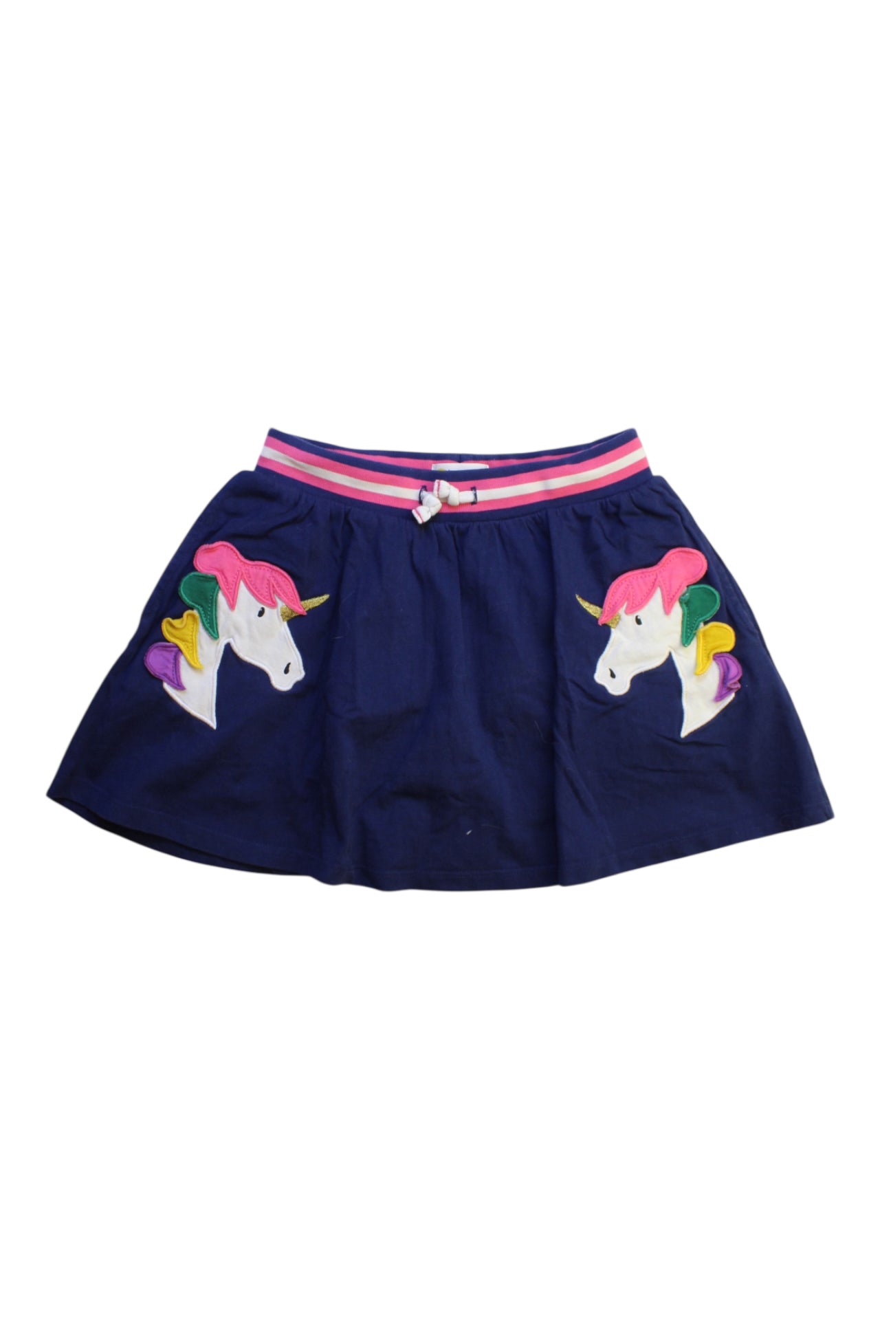 Boden Unicorn Embroidered Skirt 8Y、mySite、g9winljtr