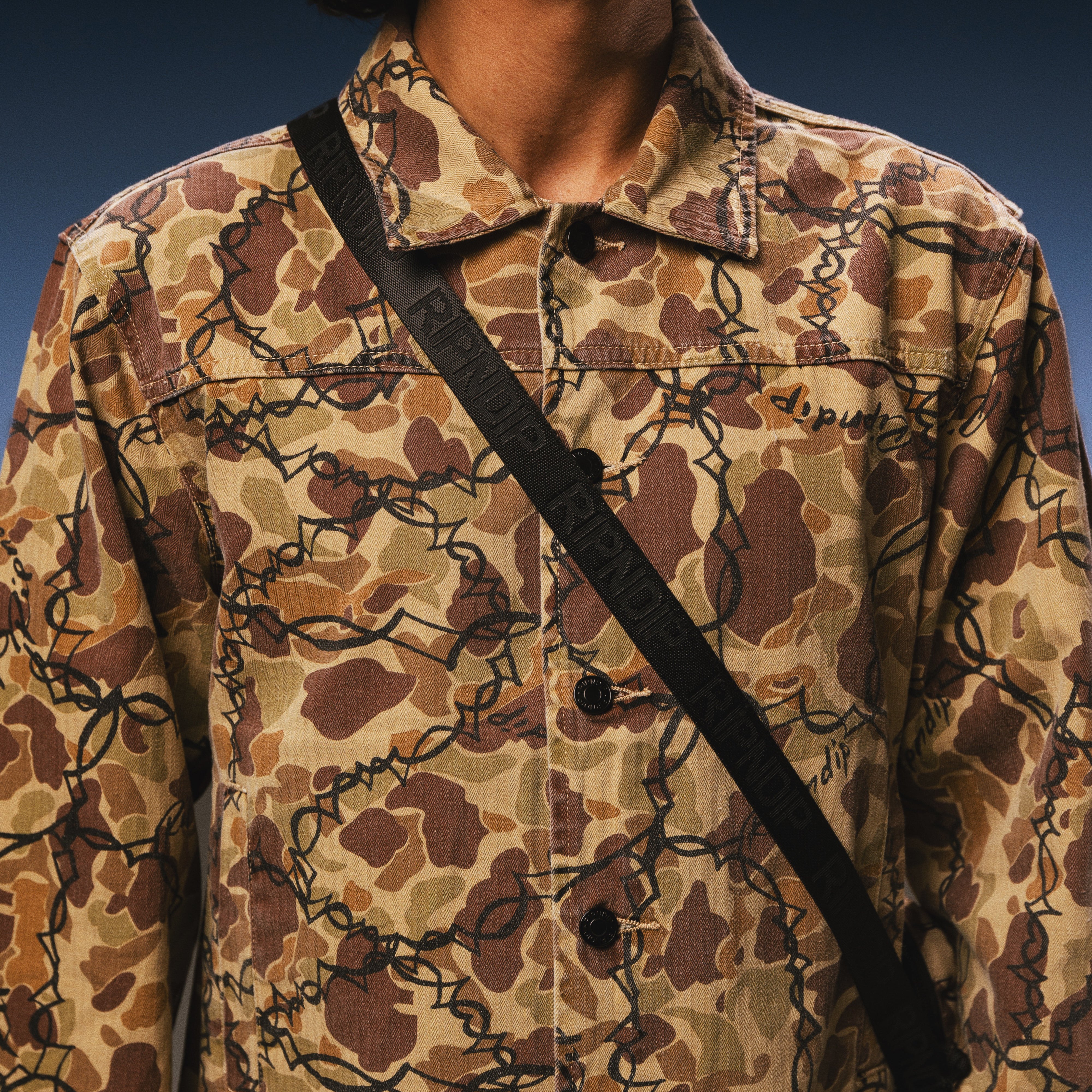  Wired Button Up Jacket (Tan Camo)、mySite、merchandisen