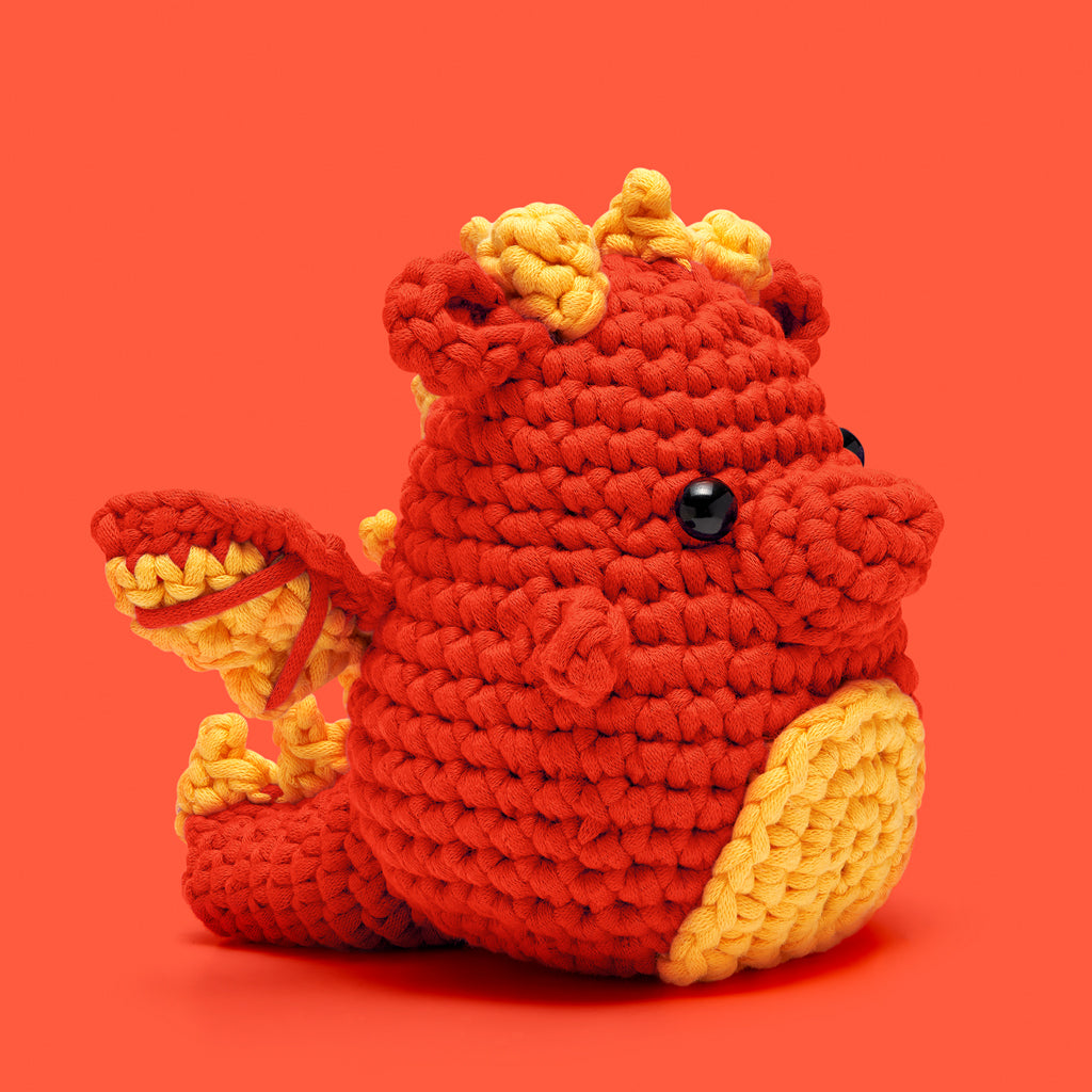  Kaida the Dragon Red Crochet Kit、mySite、ghnorth