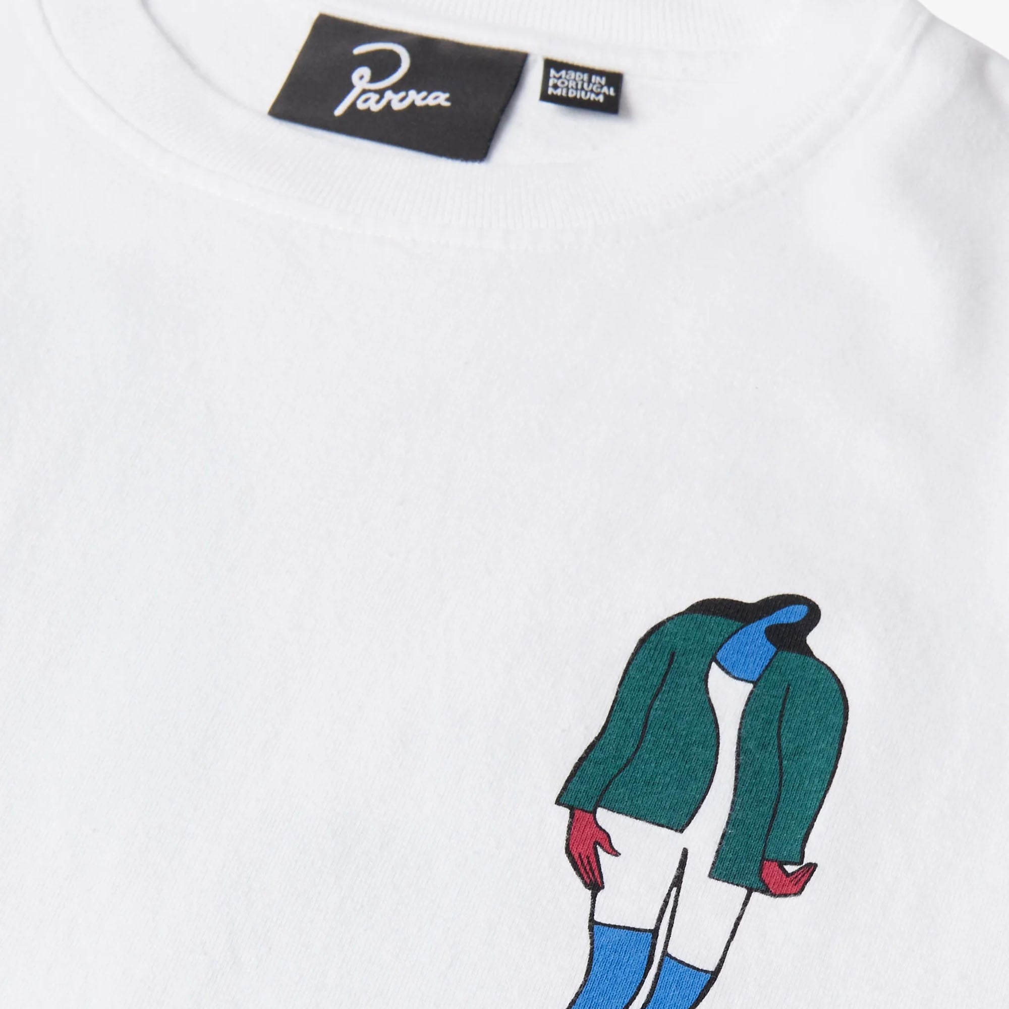  by Parra The Broken Door T-Shirt White、mySite、merchandisen