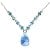 Blue Topaz Briolette with Topaz Accents in 14K Rose Gold 11.3ctw、mySite、g9winljtr