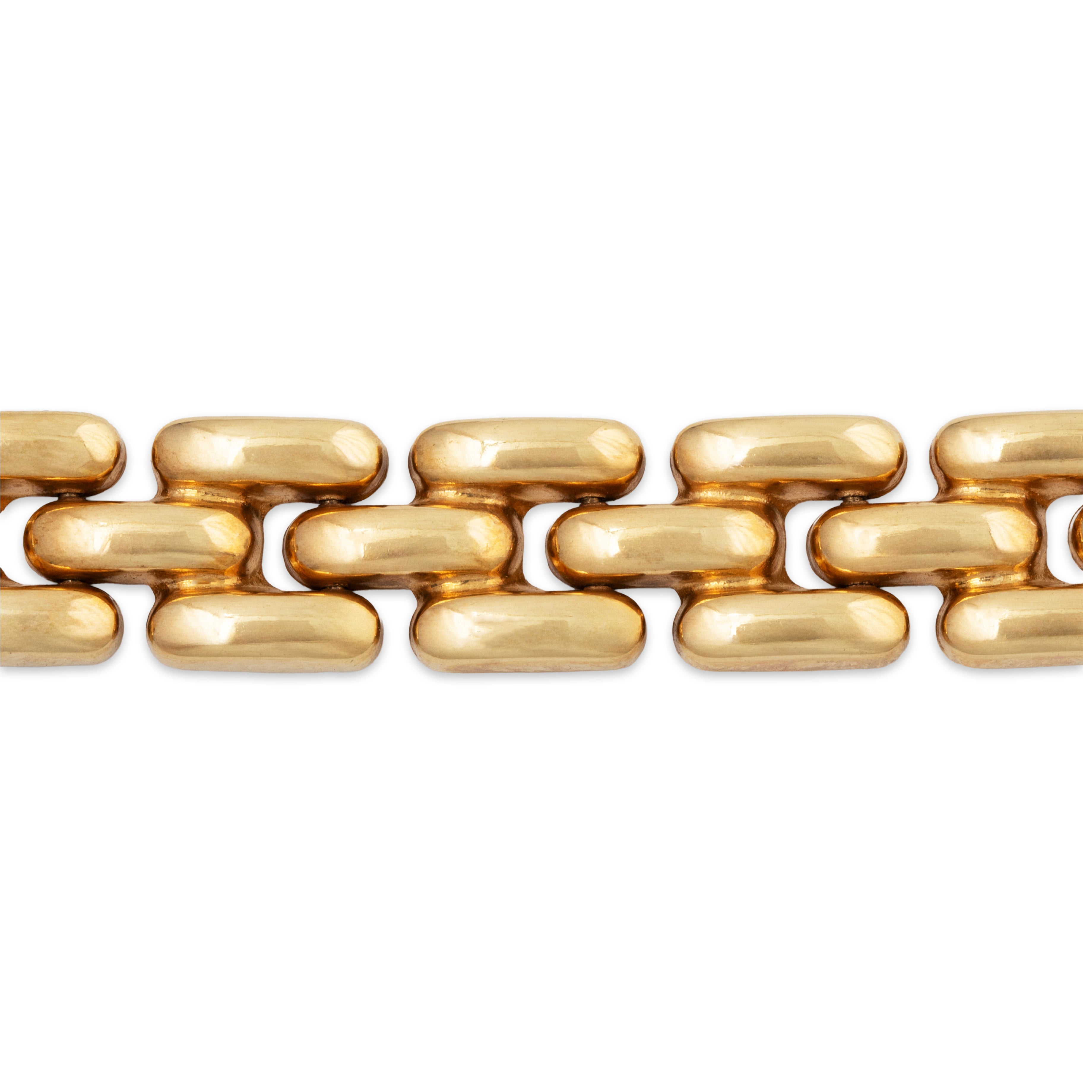 Vintage Italian 14k Yellow Gold Link Bracelet 7.25、mySite、hinf8tx79