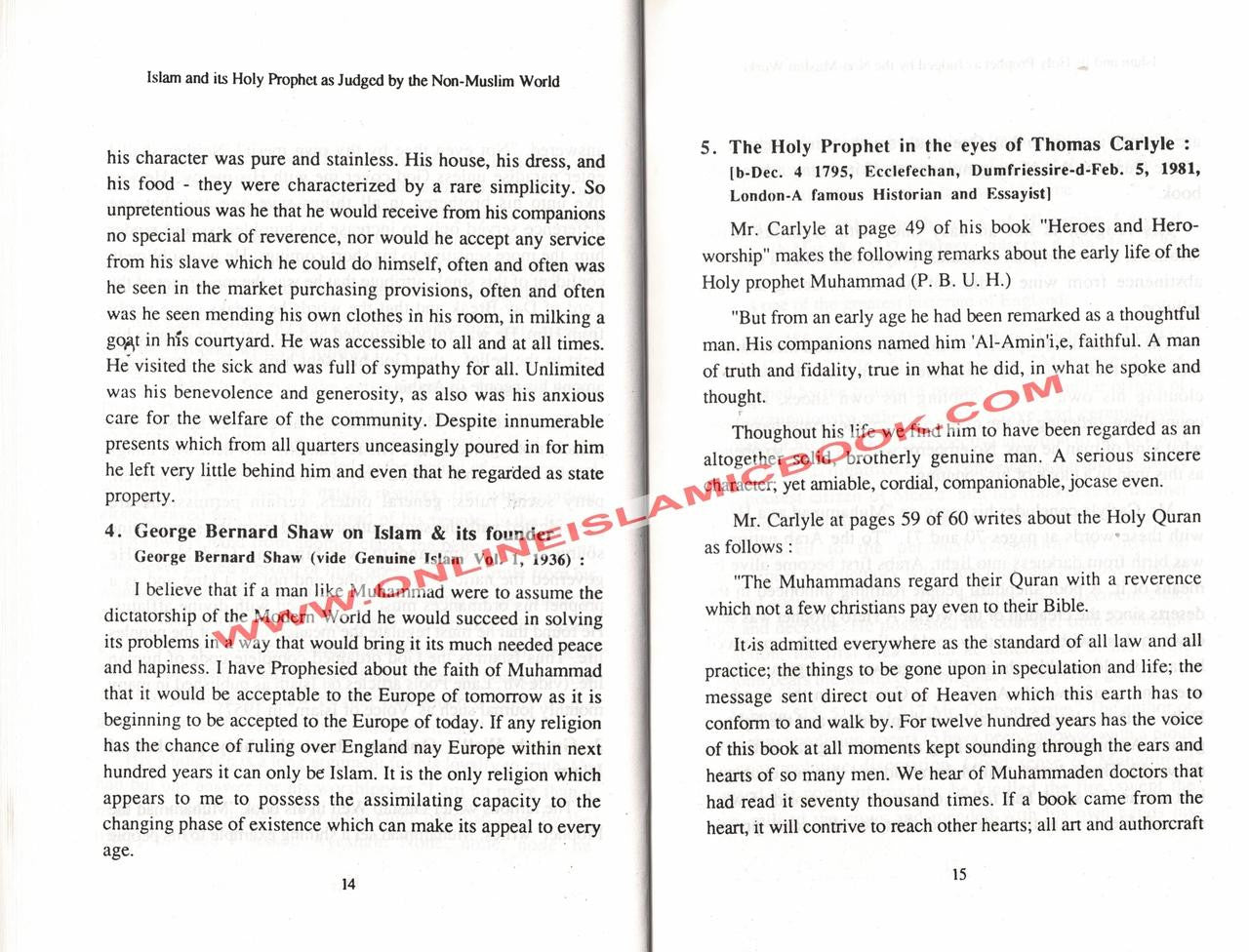 Islam and The Holy Prophet As Judge By The Non-Muslim World by Maulvi Nur Ahmed M.A.B.L、mySite、topwebapps