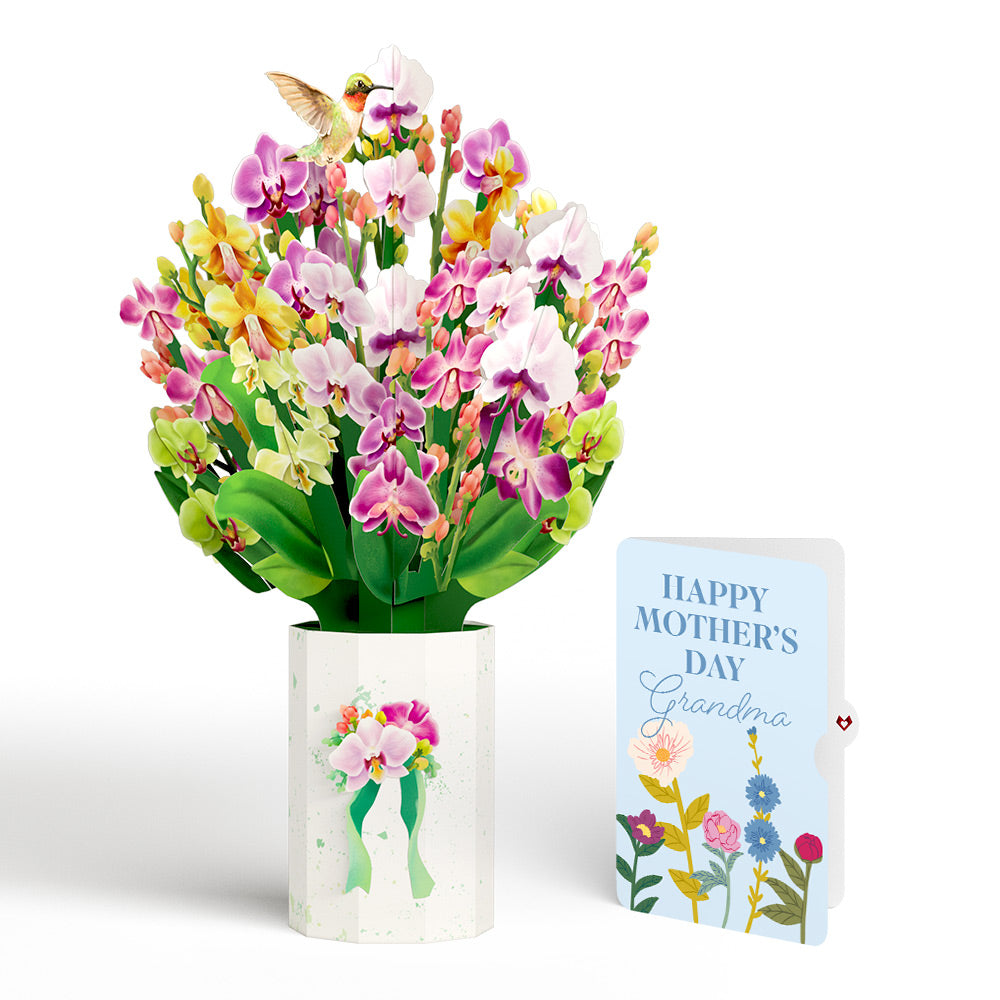Orchid Mother's Day Bouquet and Sentiment Set for Grandma、mySite、solidvoid
