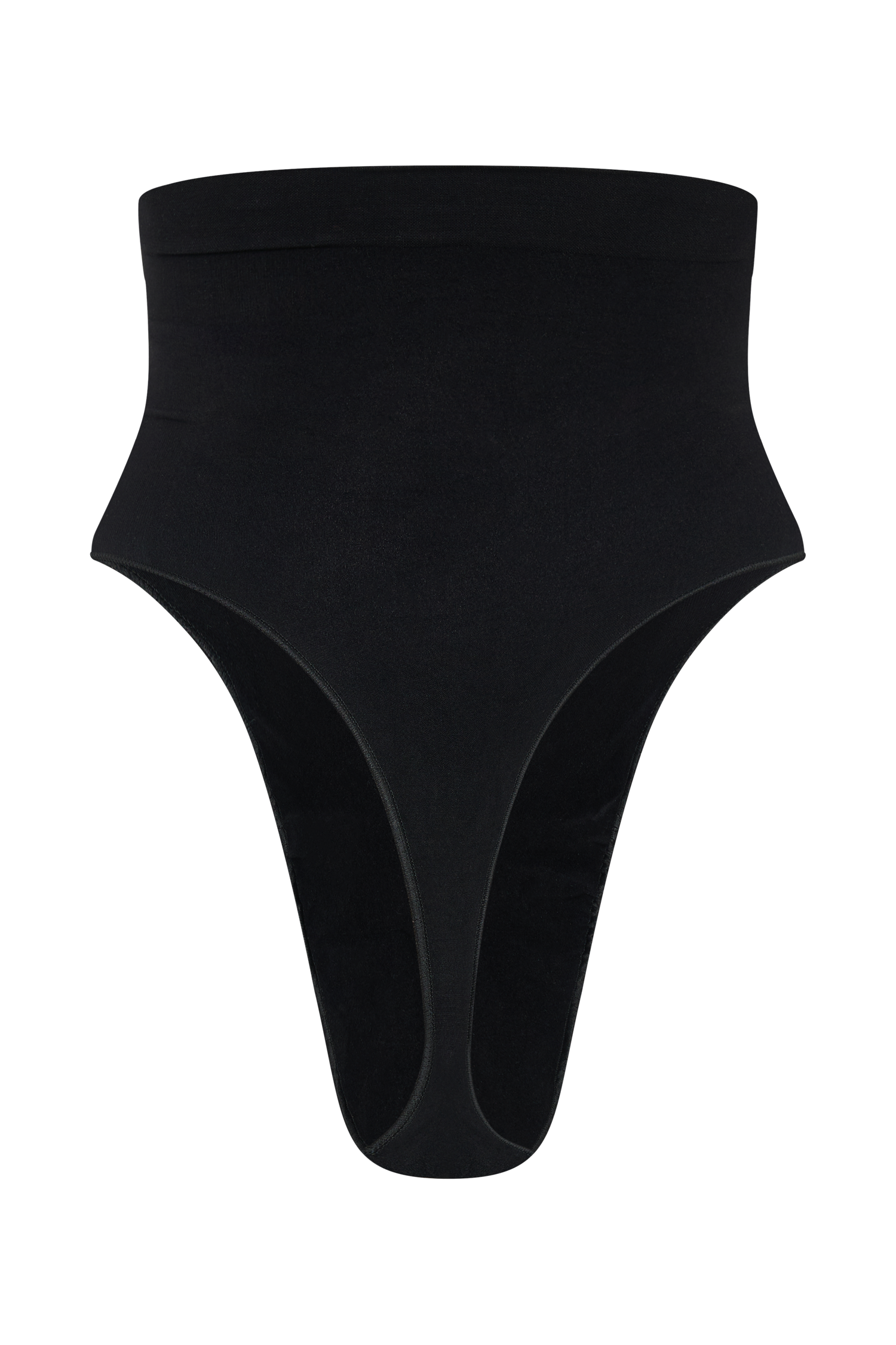 Saria High Waist Shapewear Briefs - Black、mySite、solidvoid