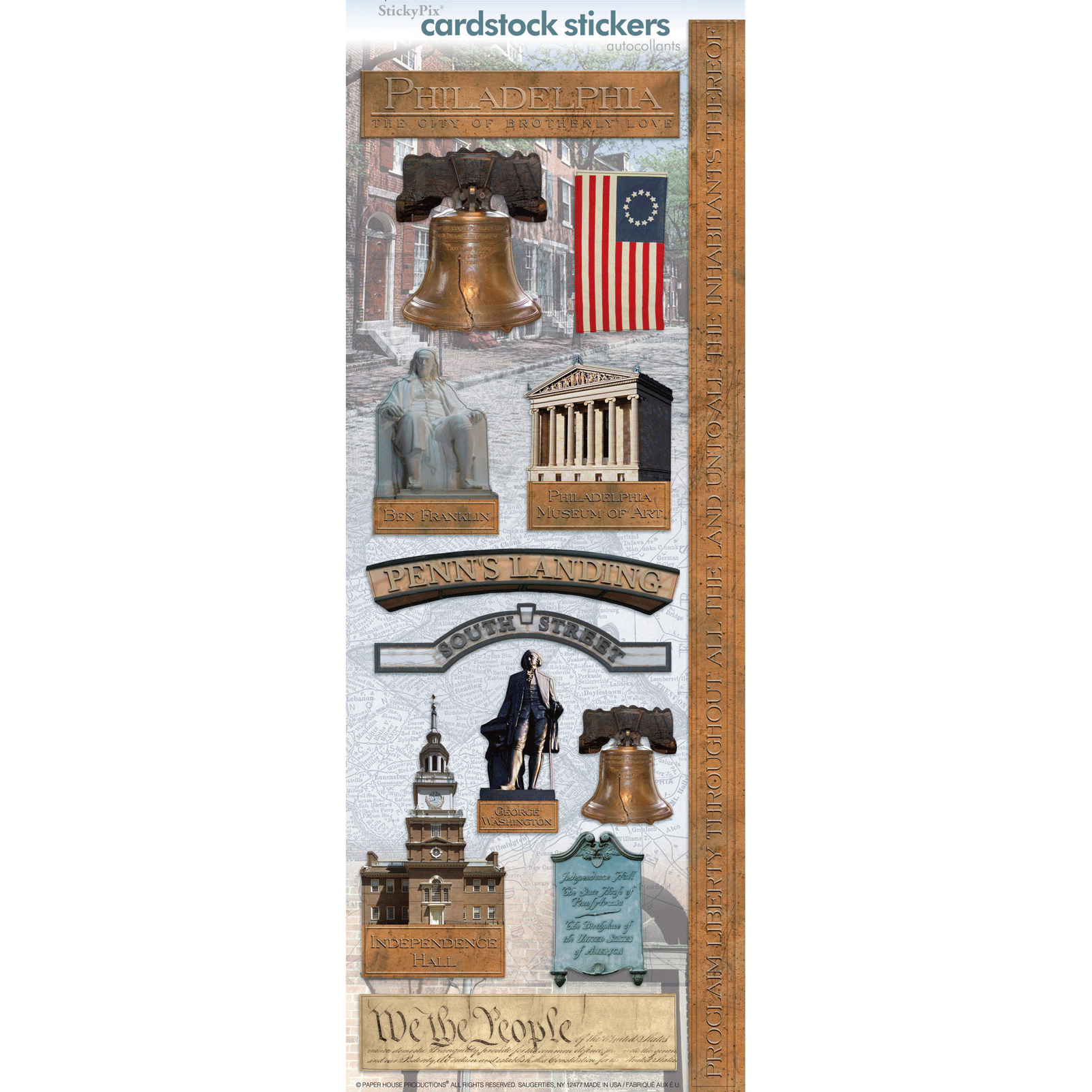  Philadelphia Cardstock Stickers、mySite、ghnorth